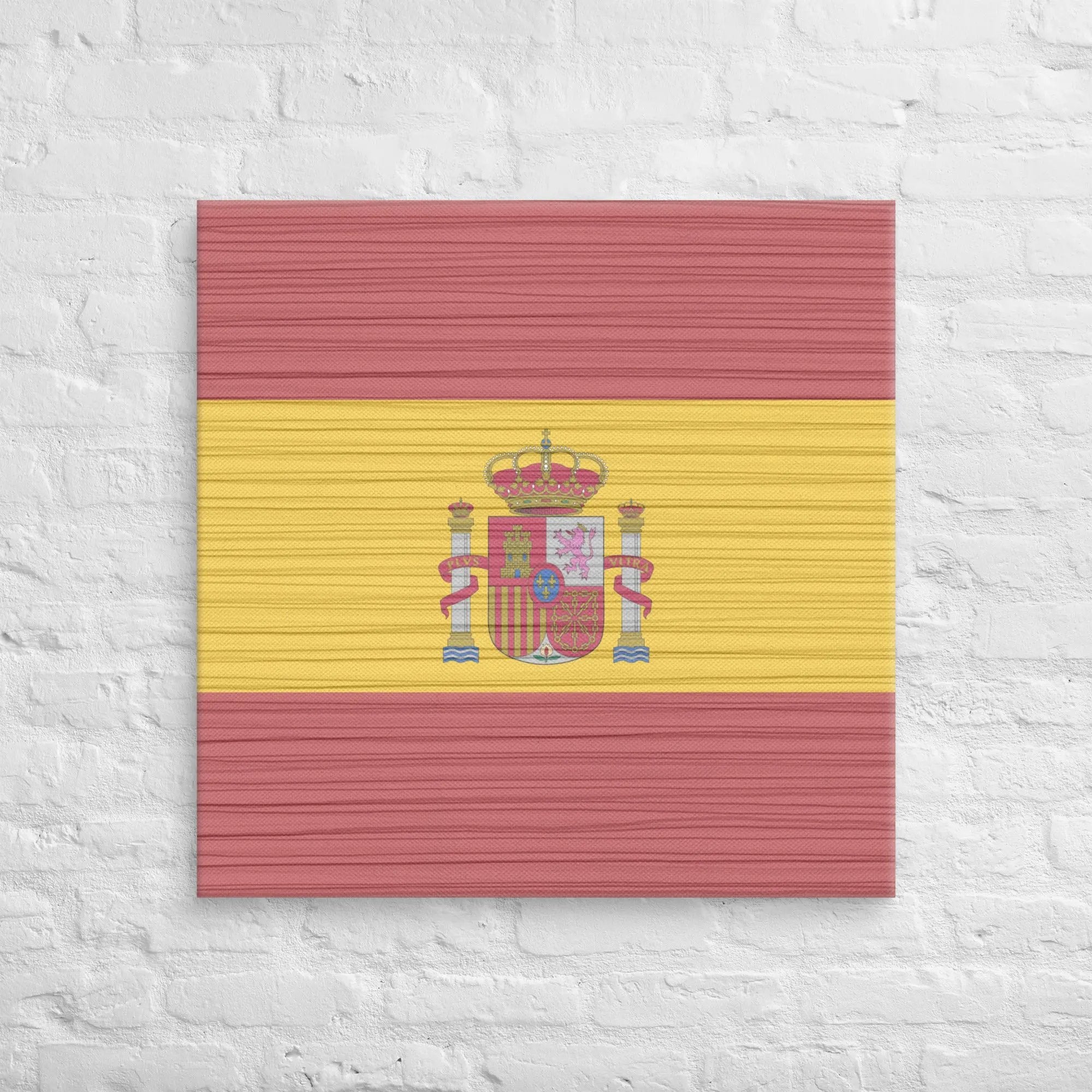 Comprar Lienzo Bandera España desgastada La Flamenca de Borgoña Bandera España