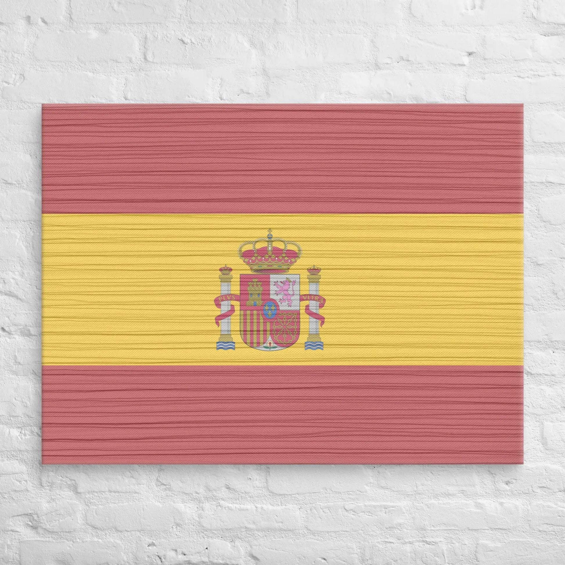 Comprar Lienzo Bandera España desgastada La Flamenca de Borgoña Bandera España