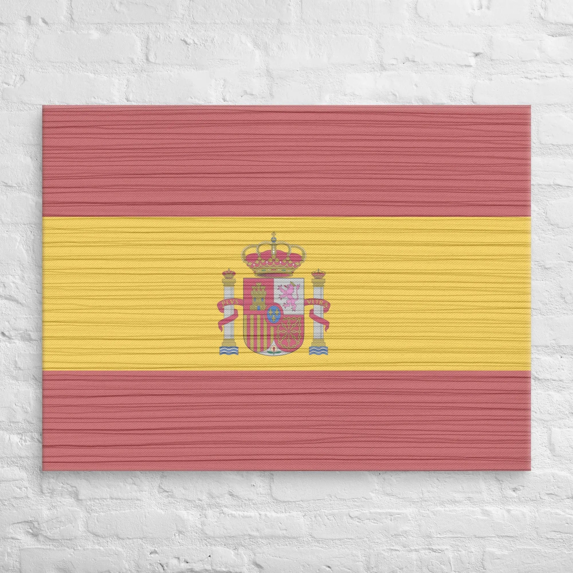 Comprar Lienzo Bandera España desgastada La Flamenca de Borgoña Bandera España
