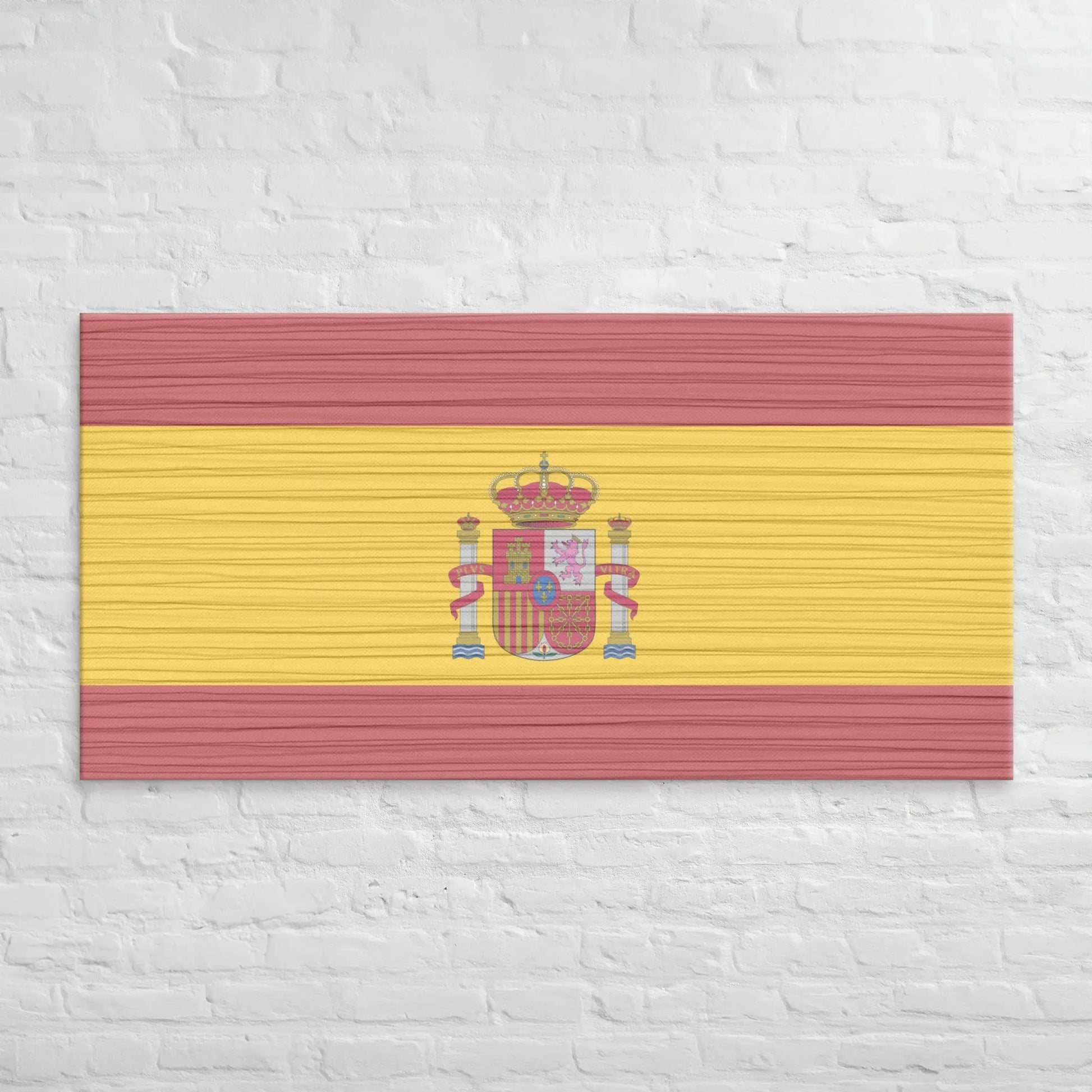 Comprar Lienzo Bandera España desgastada La Flamenca de Borgoña Bandera España