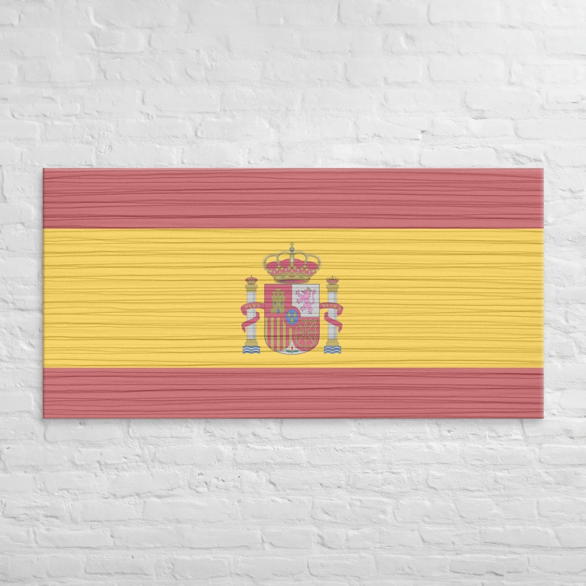 Comprar Lienzo Bandera España desgastada La Flamenca de Borgoña Bandera España