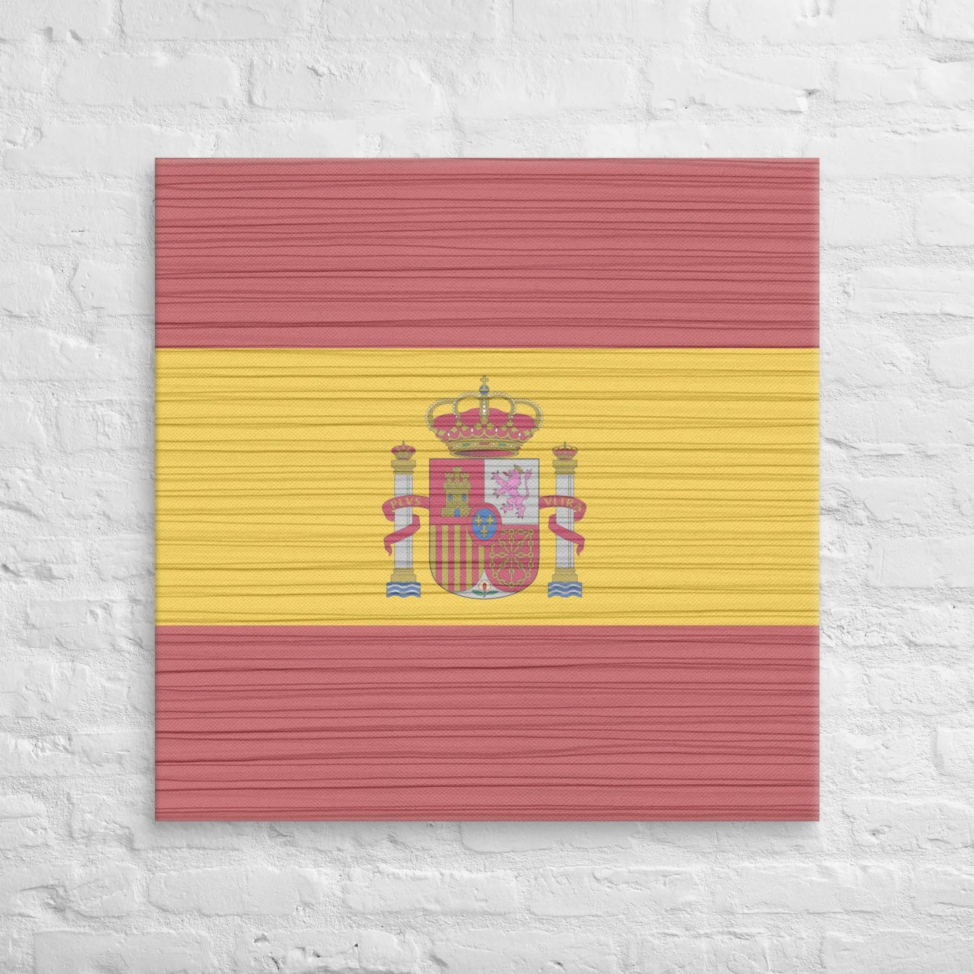 Comprar Lienzo Bandera España desgastada La Flamenca de Borgoña Bandera España