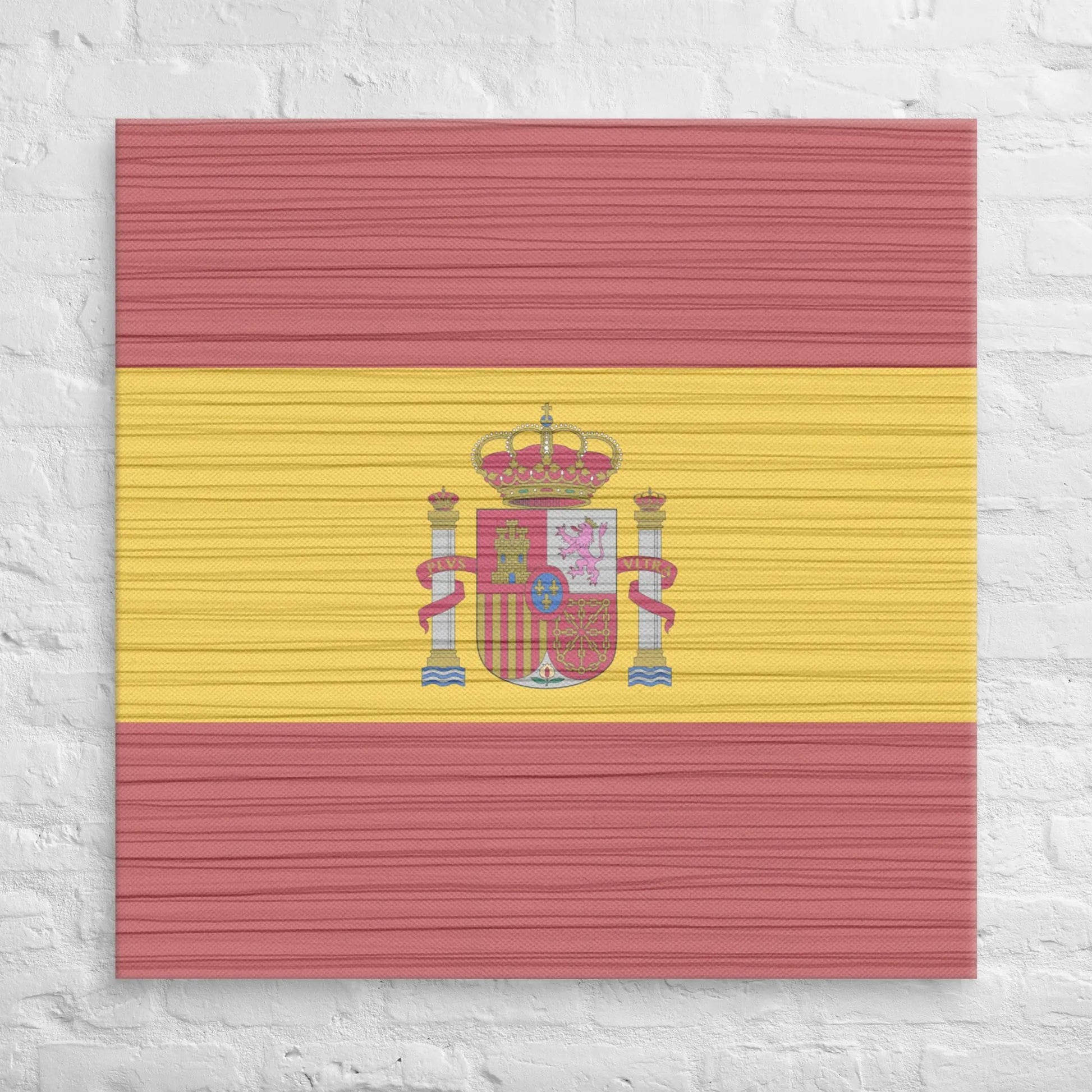 Comprar Lienzo Bandera España desgastada La Flamenca de Borgoña Bandera España