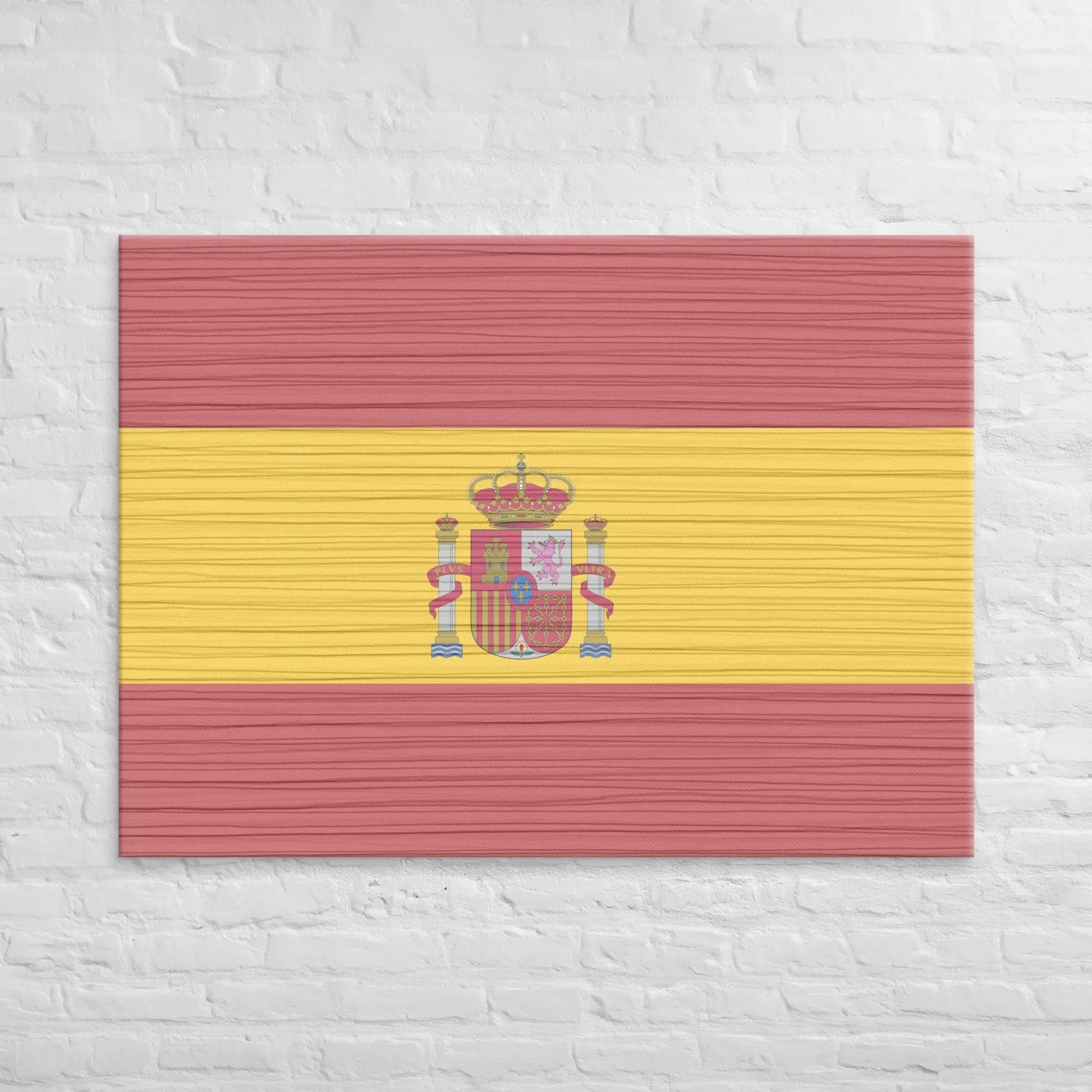 Comprar Lienzo Bandera España desgastada La Flamenca de Borgoña Bandera España