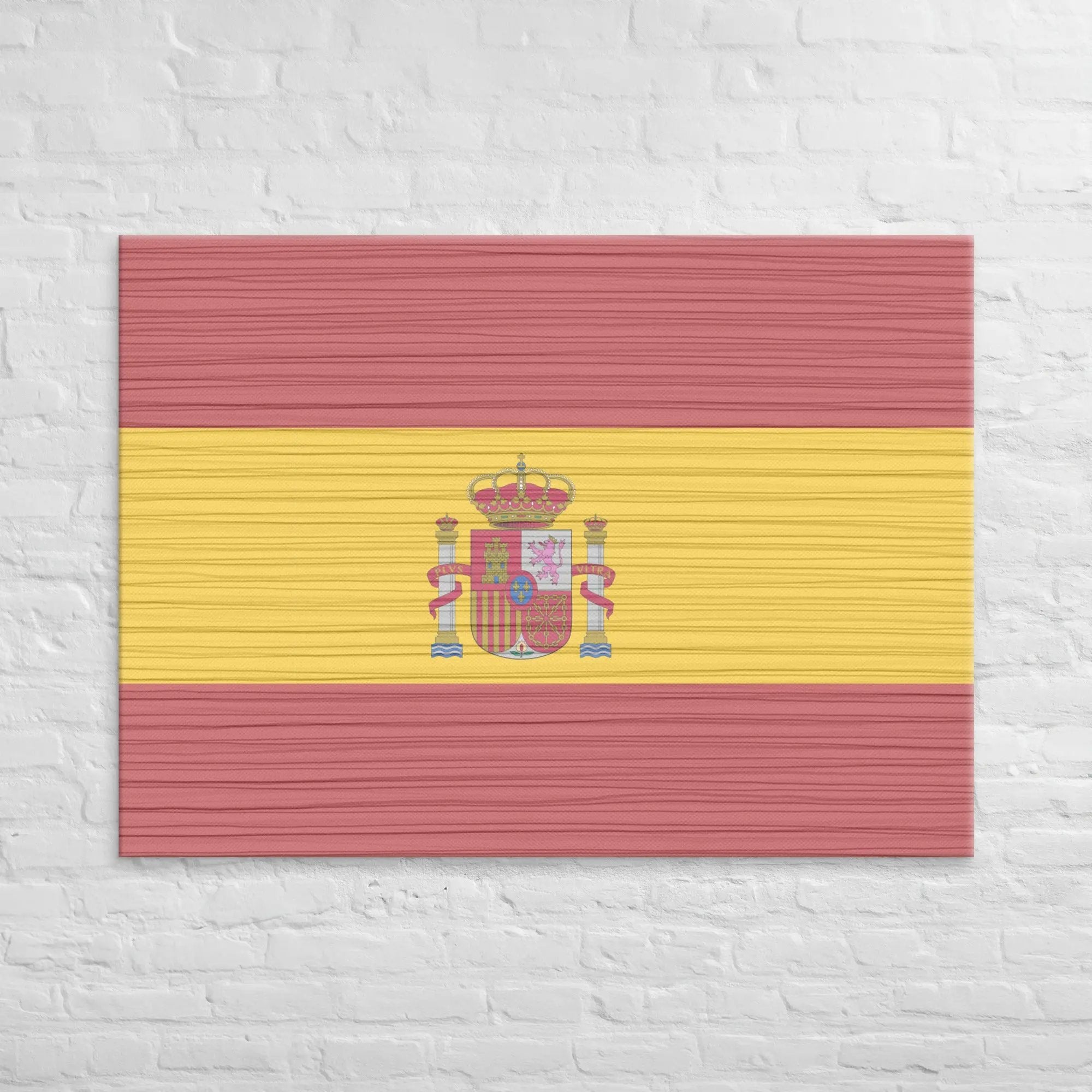Comprar Lienzo Bandera España desgastada La Flamenca de Borgoña Bandera España