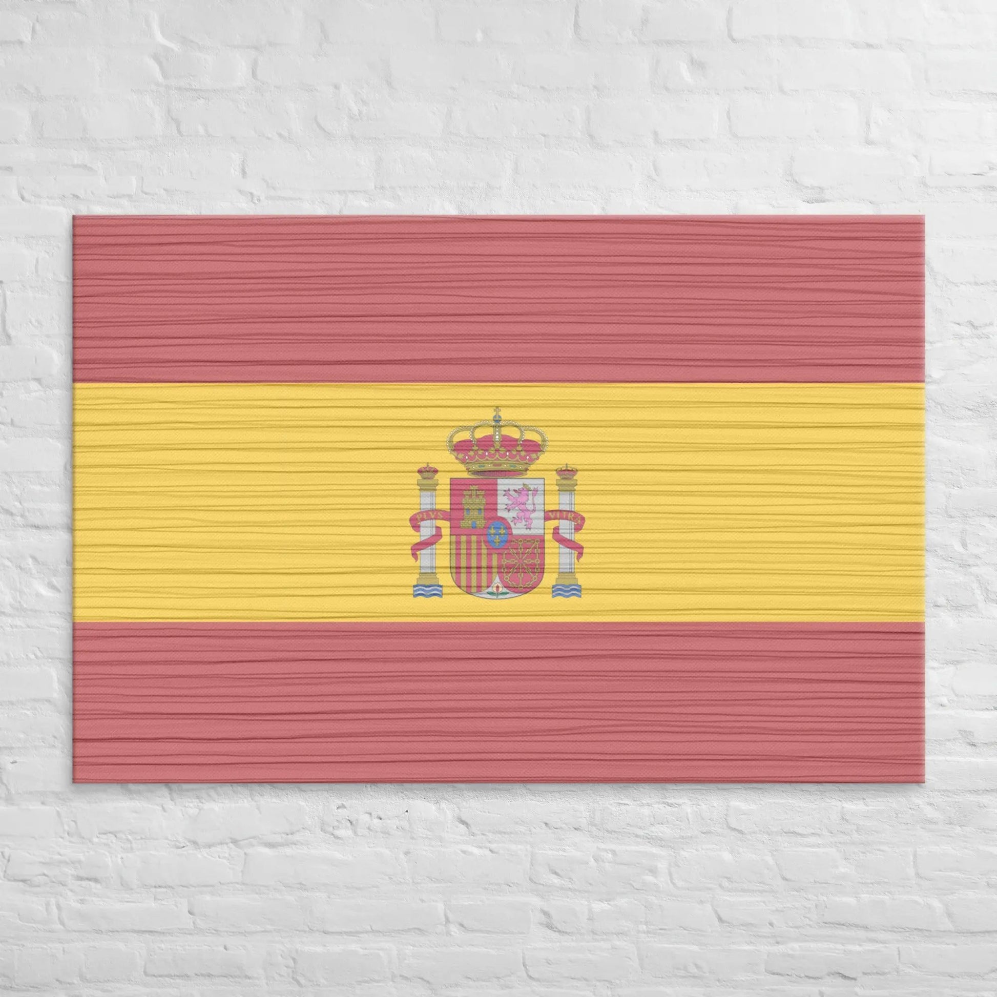 Comprar Lienzo Bandera España desgastada La Flamenca de Borgoña Bandera España