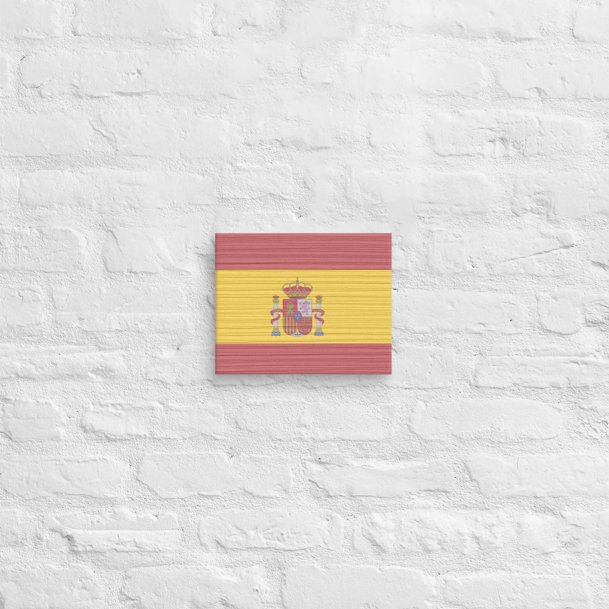 Comprar Lienzo Bandera España desgastada La Flamenca de Borgoña Bandera España