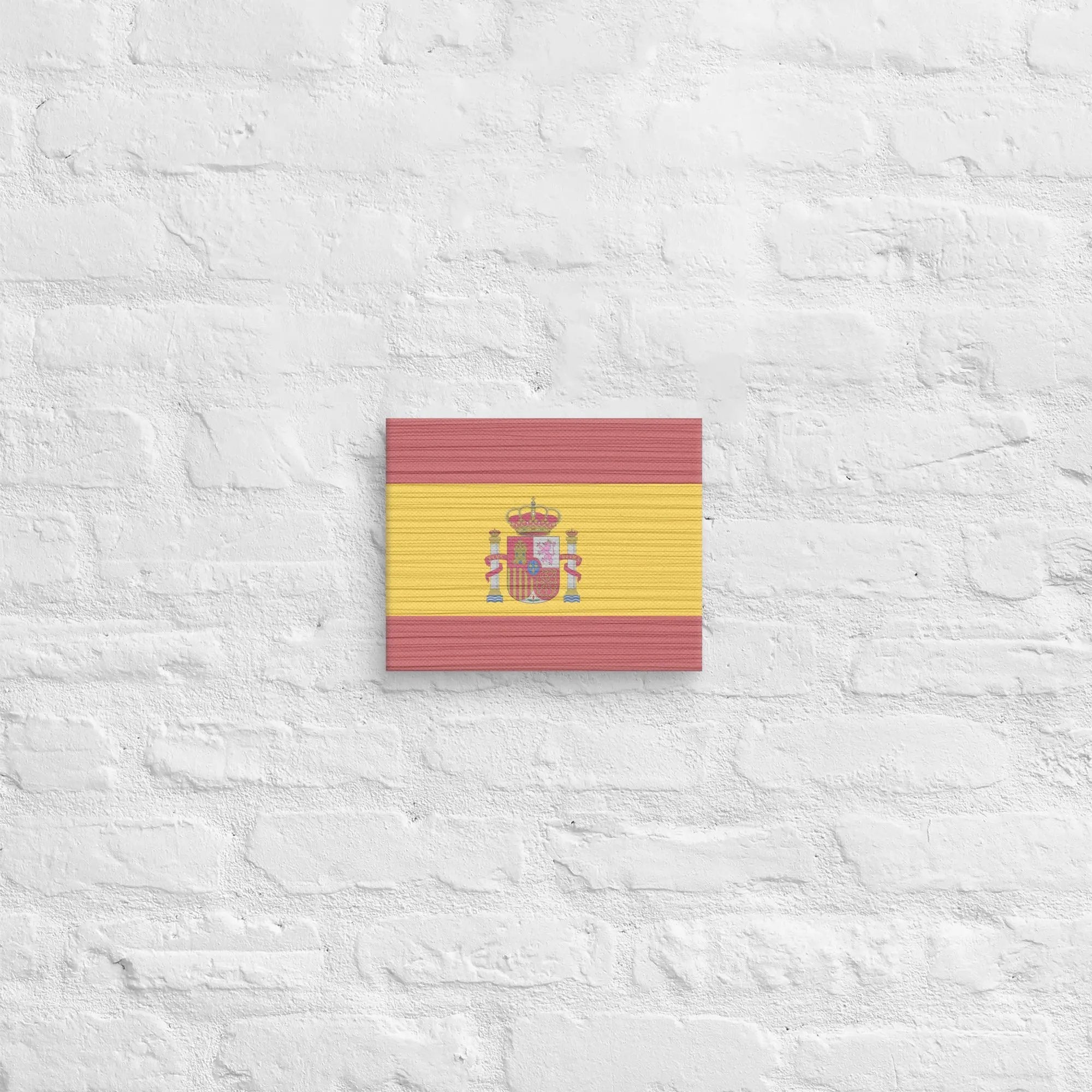 Comprar Lienzo Bandera España desgastada La Flamenca de Borgoña Bandera España