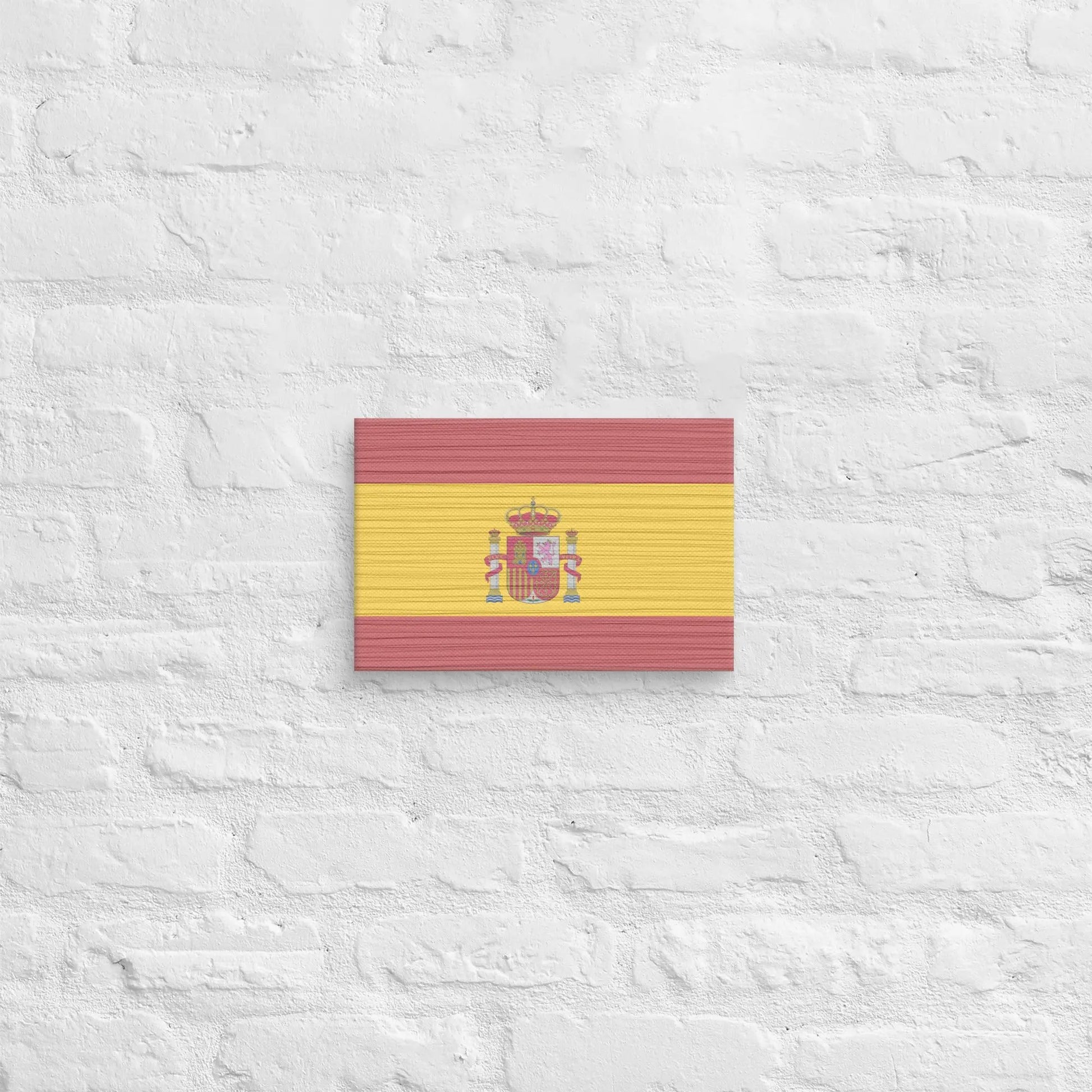 Comprar Lienzo Bandera España desgastada La Flamenca de Borgoña Bandera España
