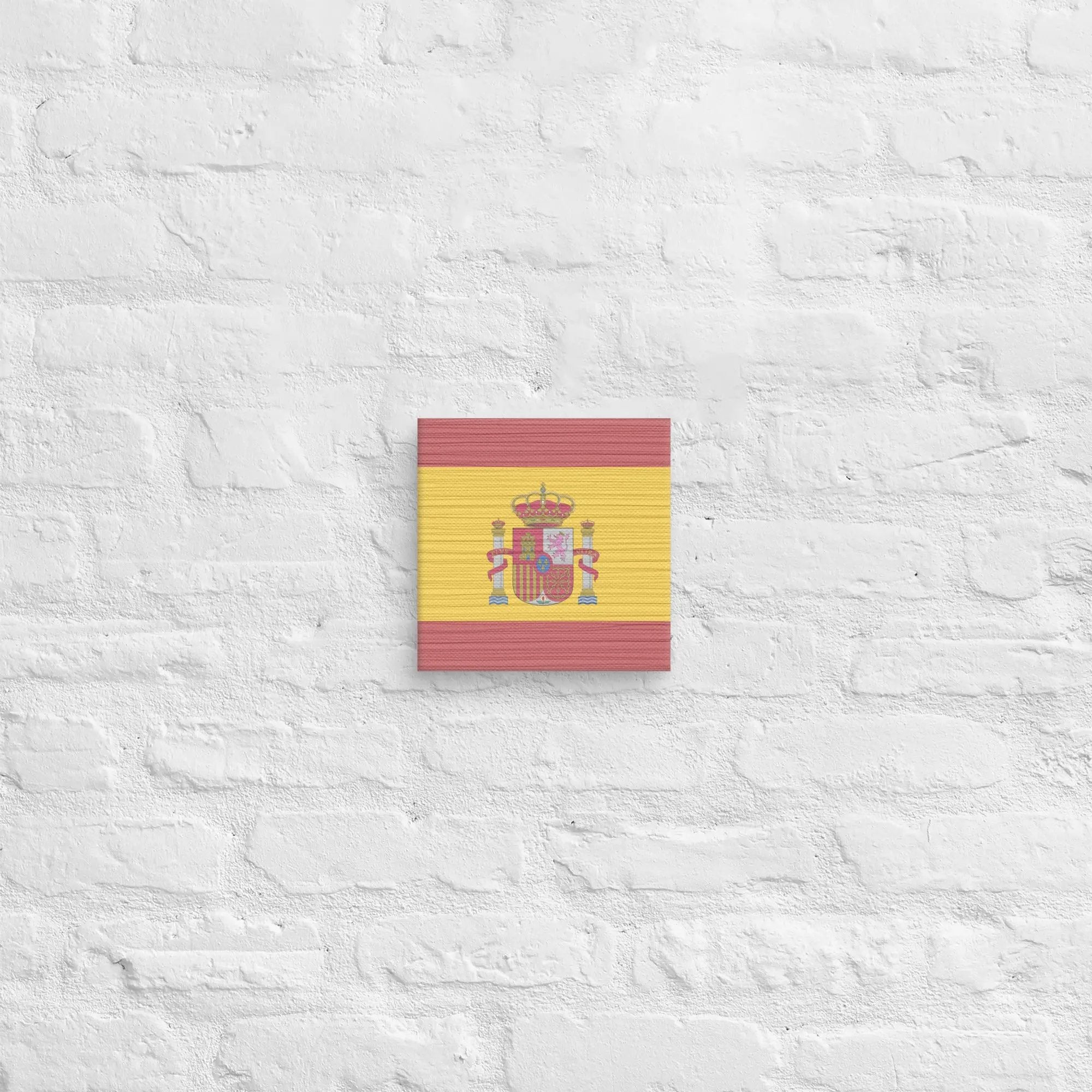 Comprar Lienzo Bandera España desgastada La Flamenca de Borgoña Bandera España