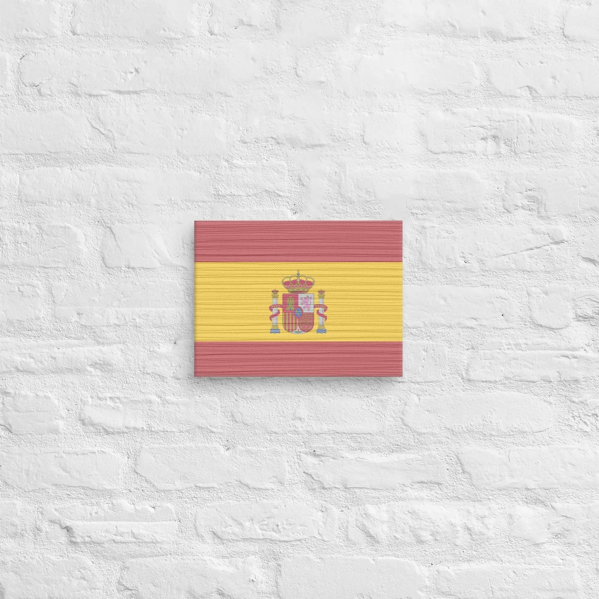 Comprar Lienzo Bandera España desgastada La Flamenca de Borgoña Bandera España