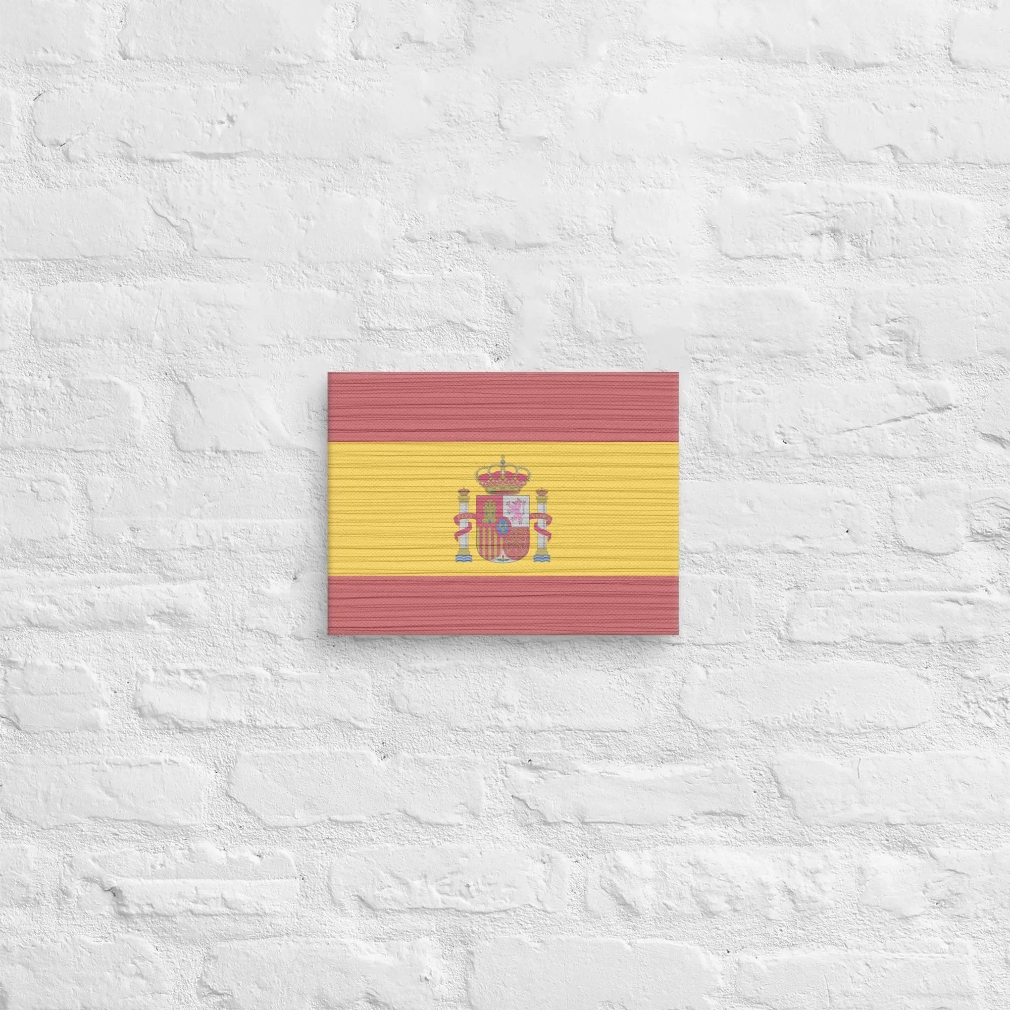 Comprar Lienzo Bandera España desgastada La Flamenca de Borgoña Bandera España