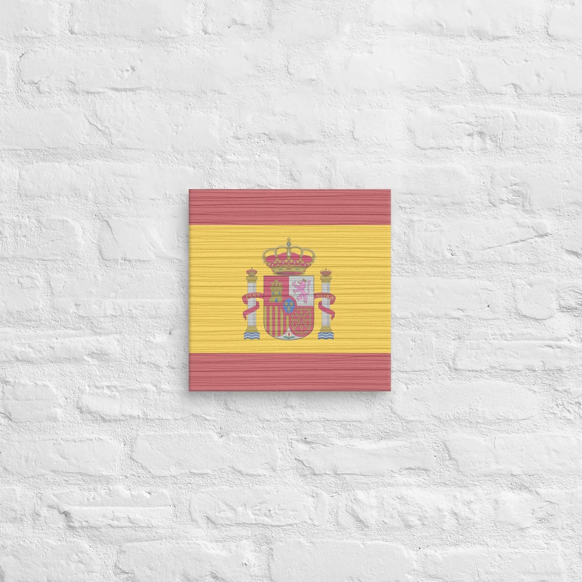 Comprar Lienzo Bandera España desgastada La Flamenca de Borgoña Bandera España