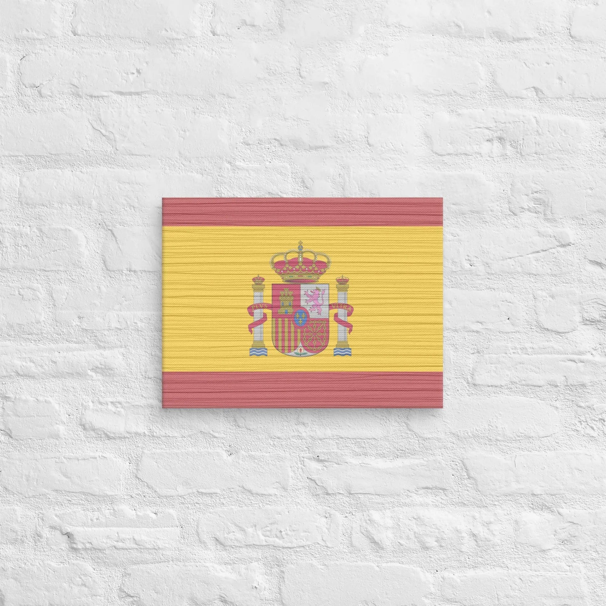 Comprar Lienzo Bandera España desgastada La Flamenca de Borgoña Bandera España