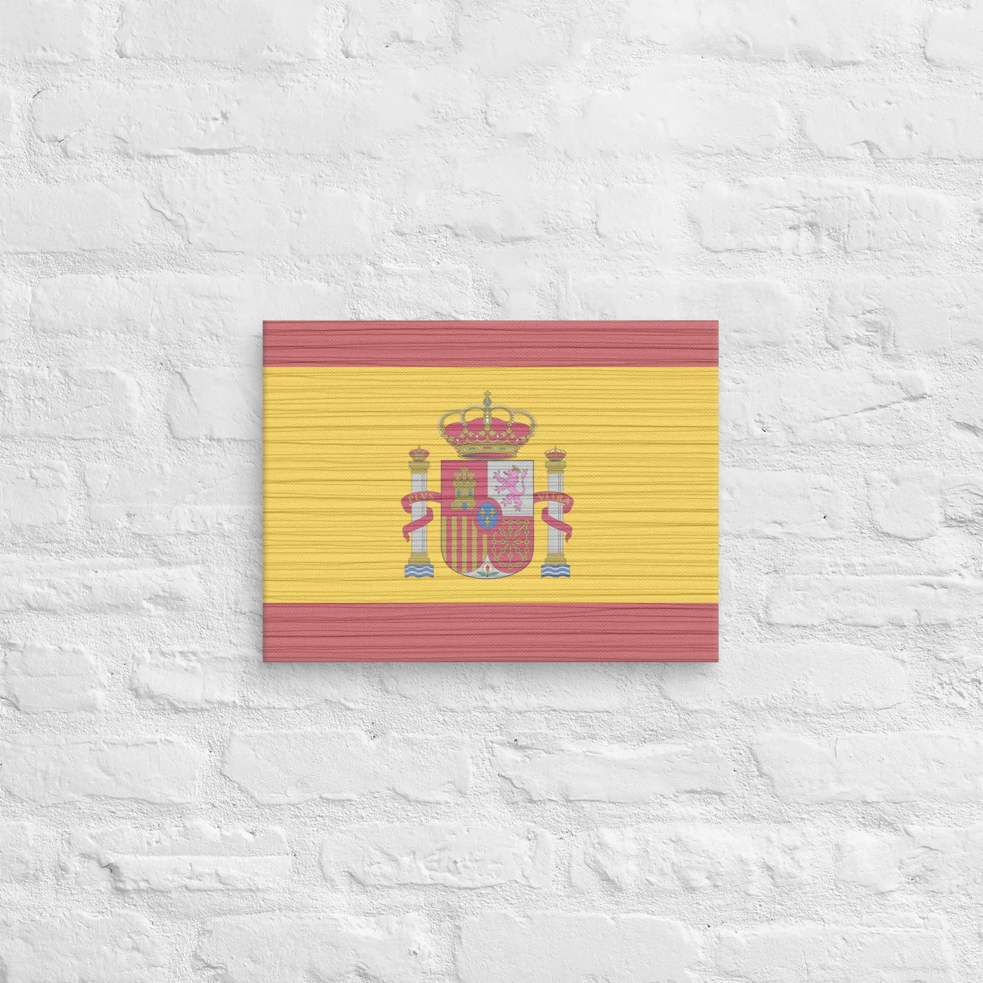Comprar Lienzo Bandera España desgastada La Flamenca de Borgoña Bandera España