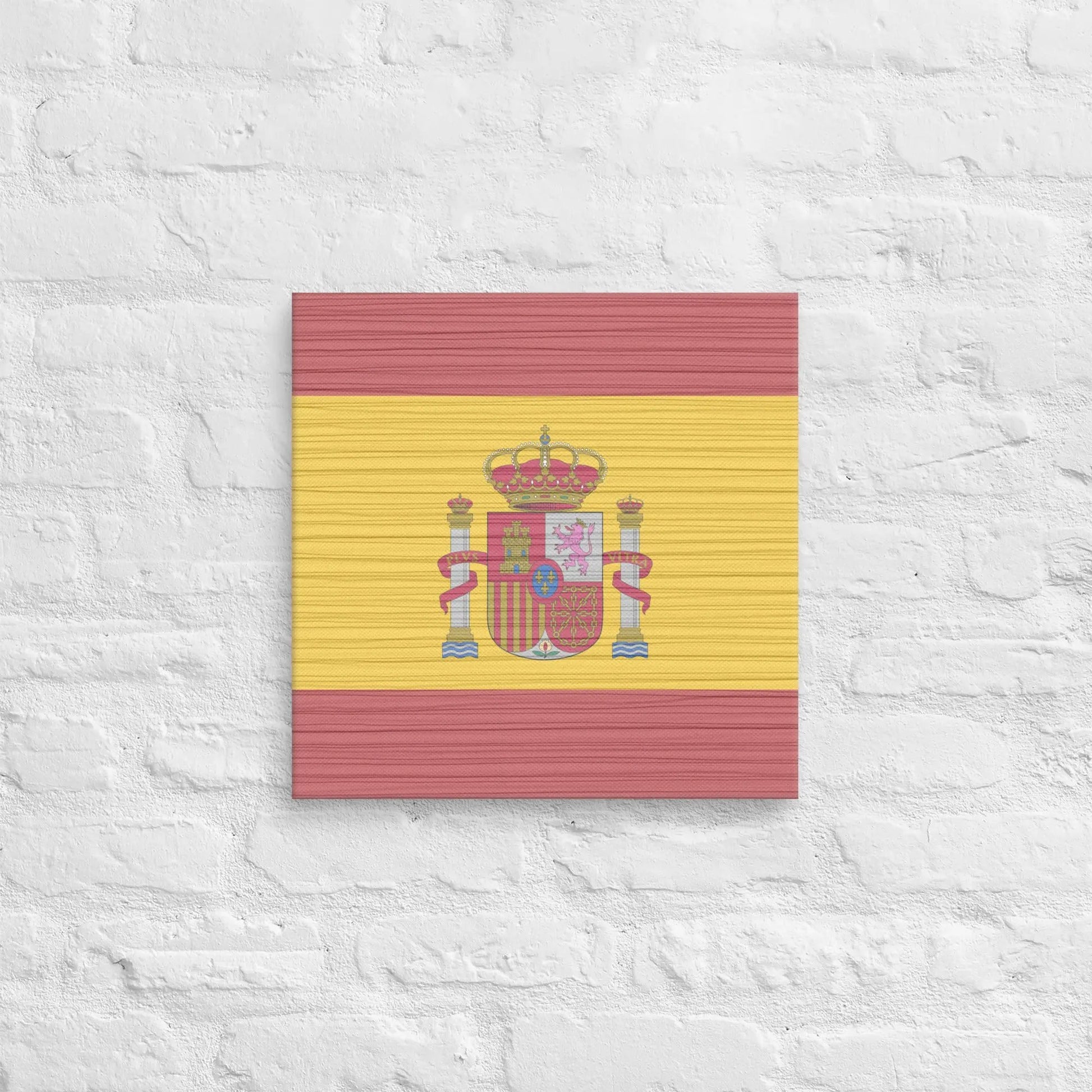 Comprar Lienzo Bandera España desgastada La Flamenca de Borgoña Bandera España