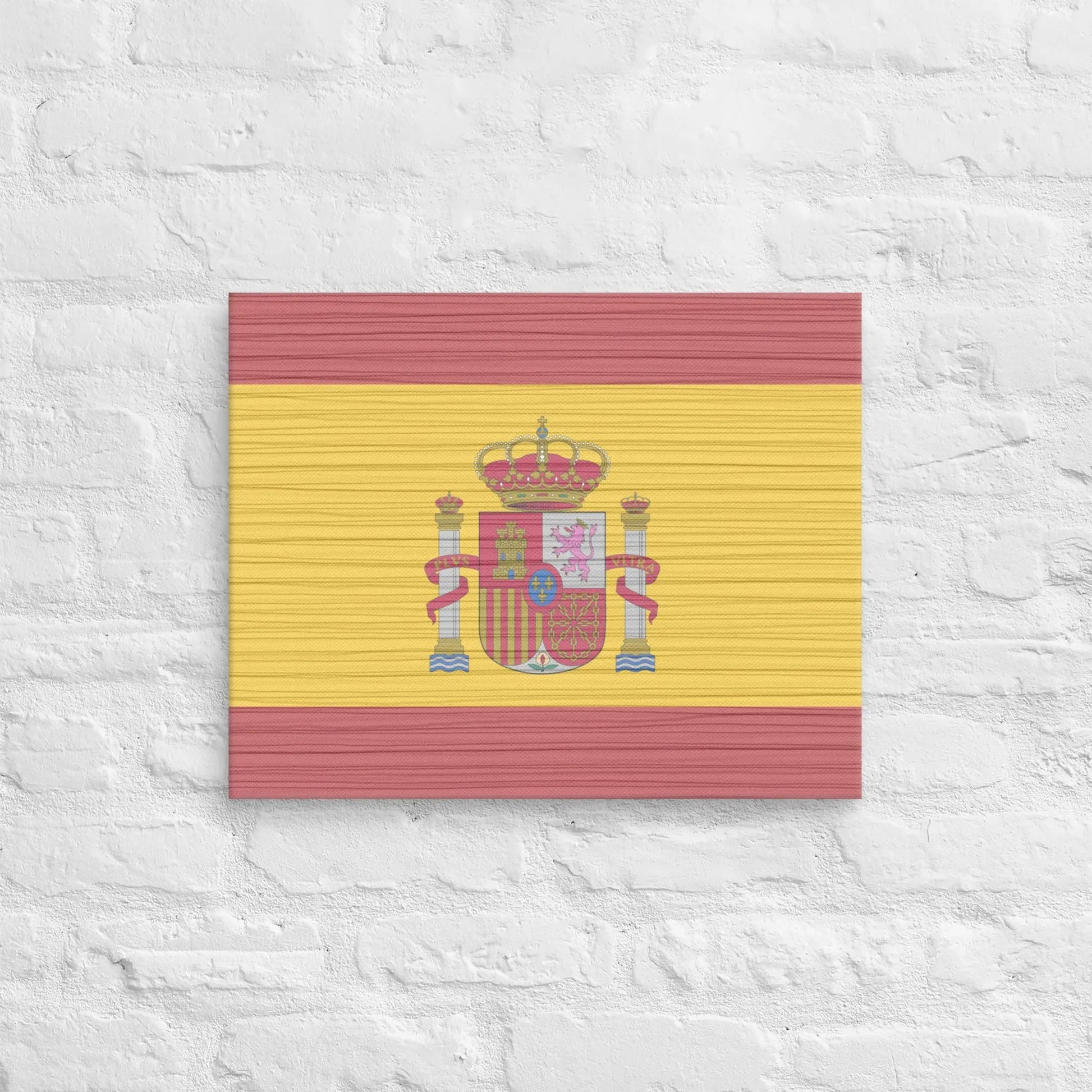 Comprar Lienzo Bandera España desgastada La Flamenca de Borgoña Bandera España