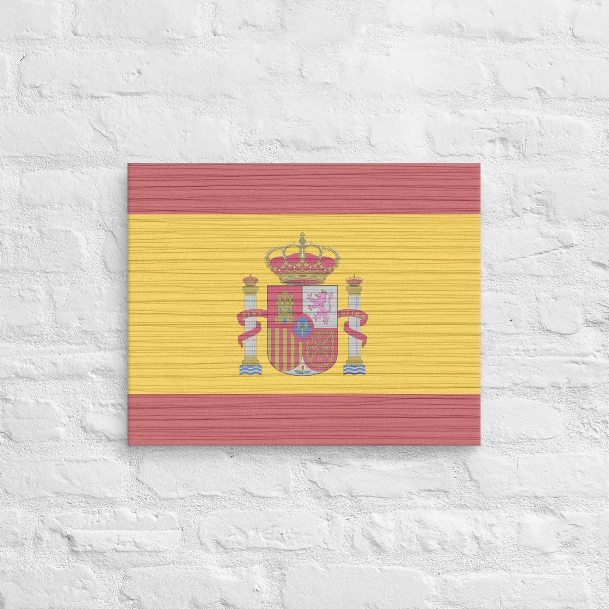 Comprar Lienzo Bandera España desgastada La Flamenca de Borgoña Bandera España
