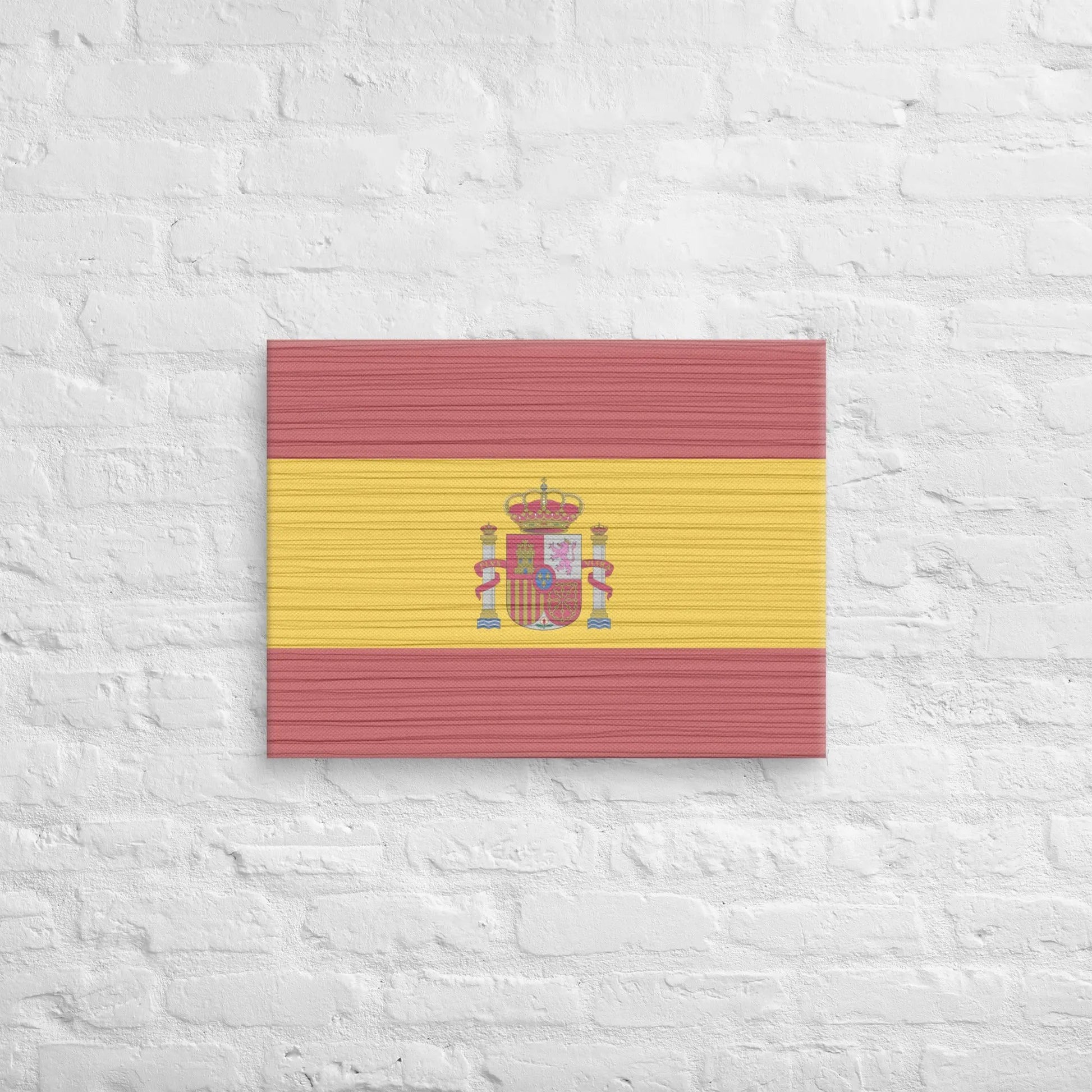 Comprar Lienzo Bandera España desgastada La Flamenca de Borgoña Bandera España
