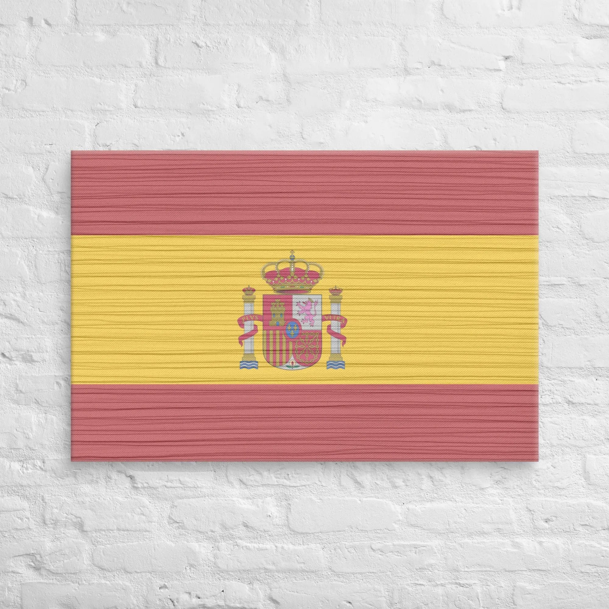 Comprar Lienzo Bandera España desgastada La Flamenca de Borgoña Bandera España