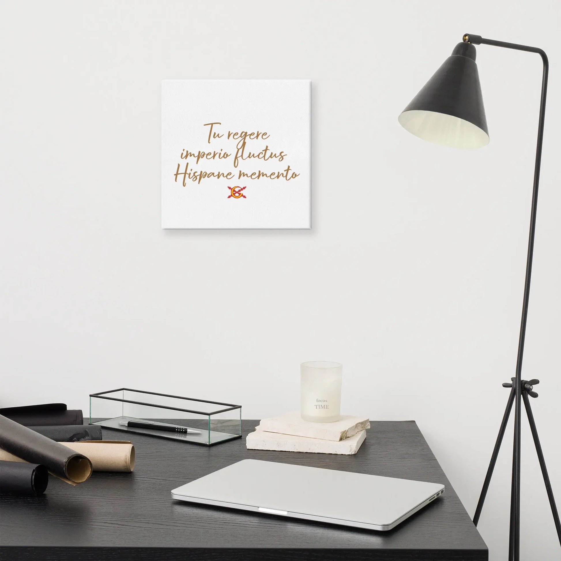 Comprar Lienzo Tu Regere Imperio Fluctus Hispane Memento Bandera España La Flamenca de Borgoña Patricia Muñoz VOX