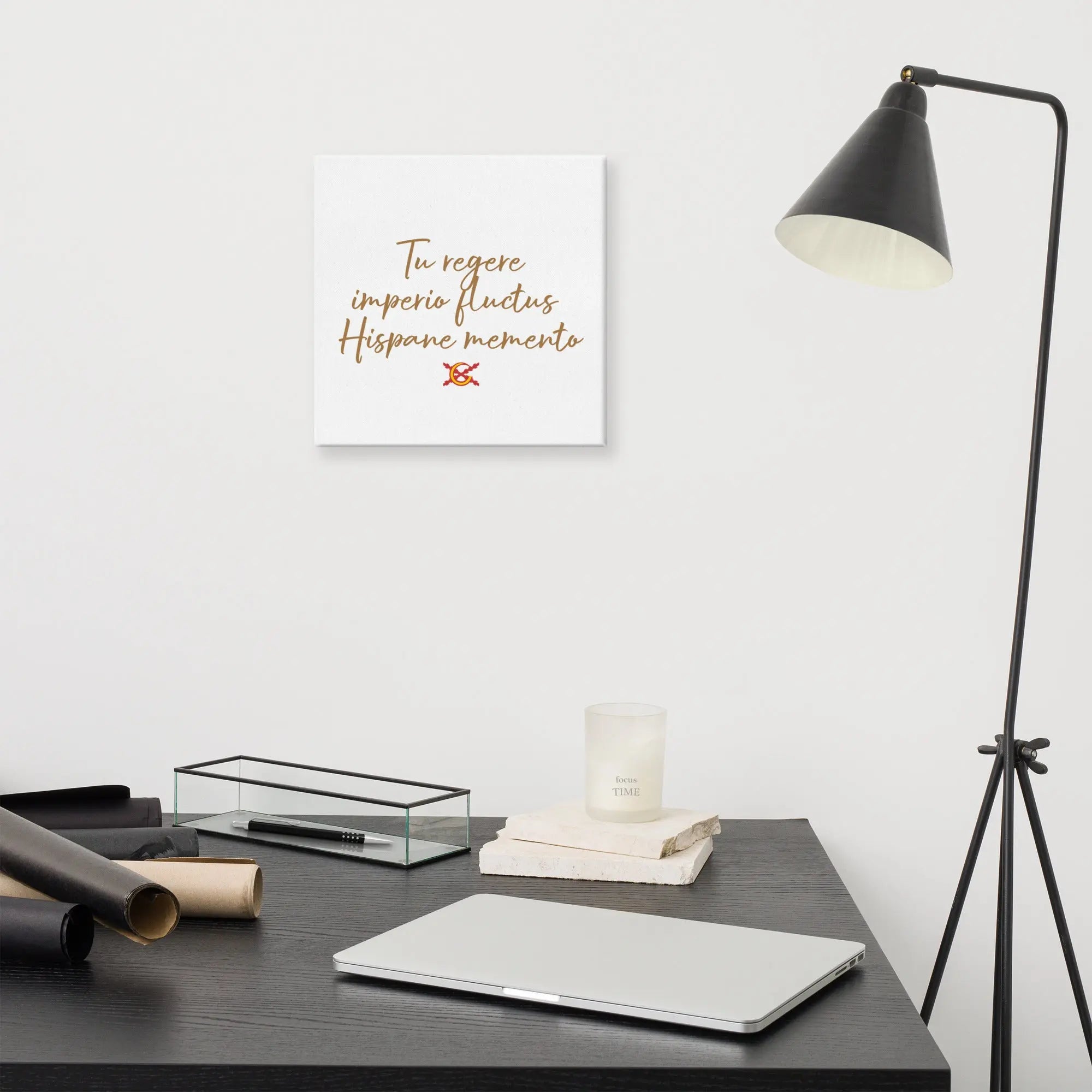 Comprar Lienzo Tu Regere Imperio Fluctus Hispane Memento Bandera España La Flamenca de Borgoña Patricia Muñoz VOX