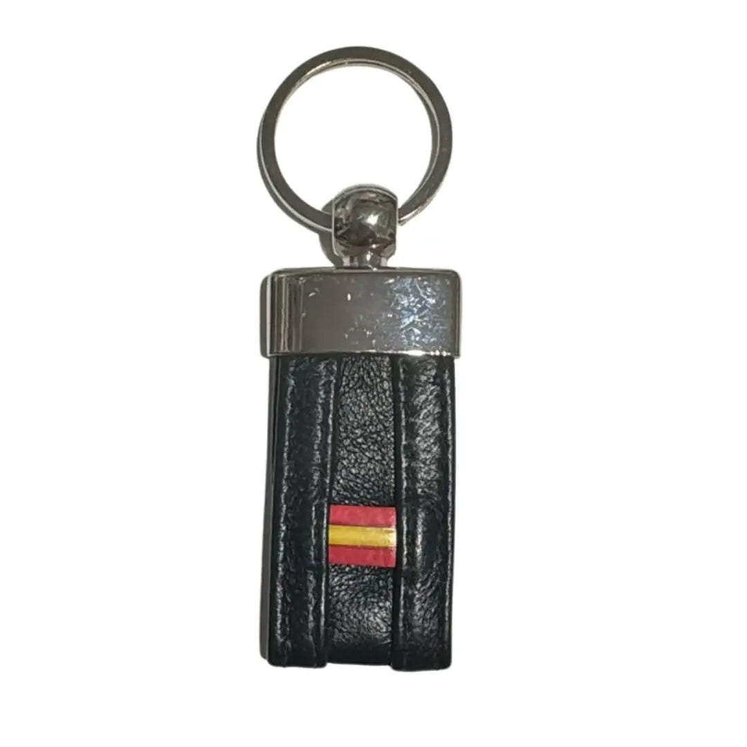 Comprar Llavero Bandera España piel negra Bandera España La Flamenca de Borgoña Patricia Muñoz VOX