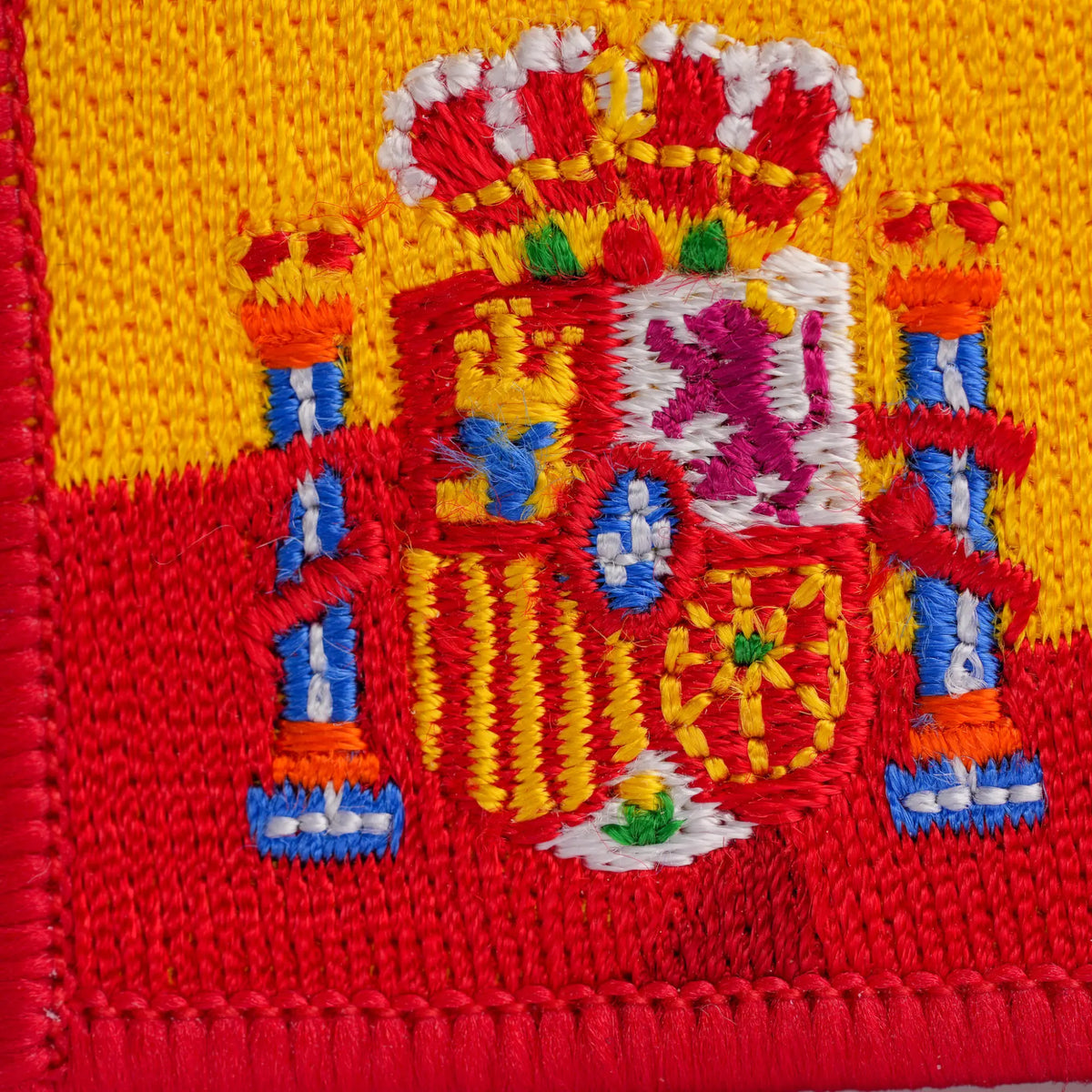 Comprar Llavero ESPAÑA con escudo 11,5 x 4 cm La Flamenca de Borgoña Bandera España