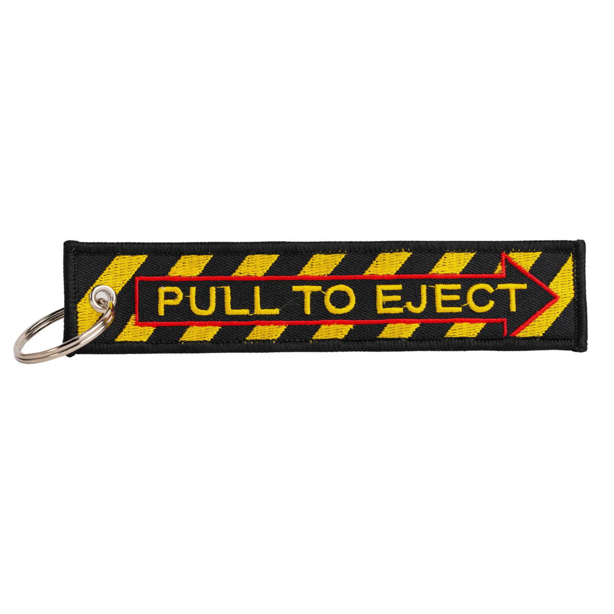 Comprar Llavero Ejército del Aire AIRBUS eurofighter <<Pull to eject>> 14,5 cm La Flamenca de Borgoña Bandera España