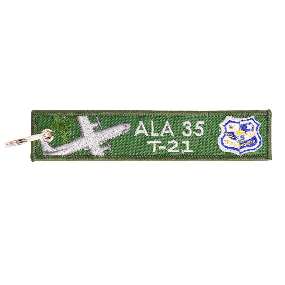 Comprar Llavero Ejército del Aire C295 Ala 35 T-21 14,5cm La Flamenca de Borgoña Bandera España
