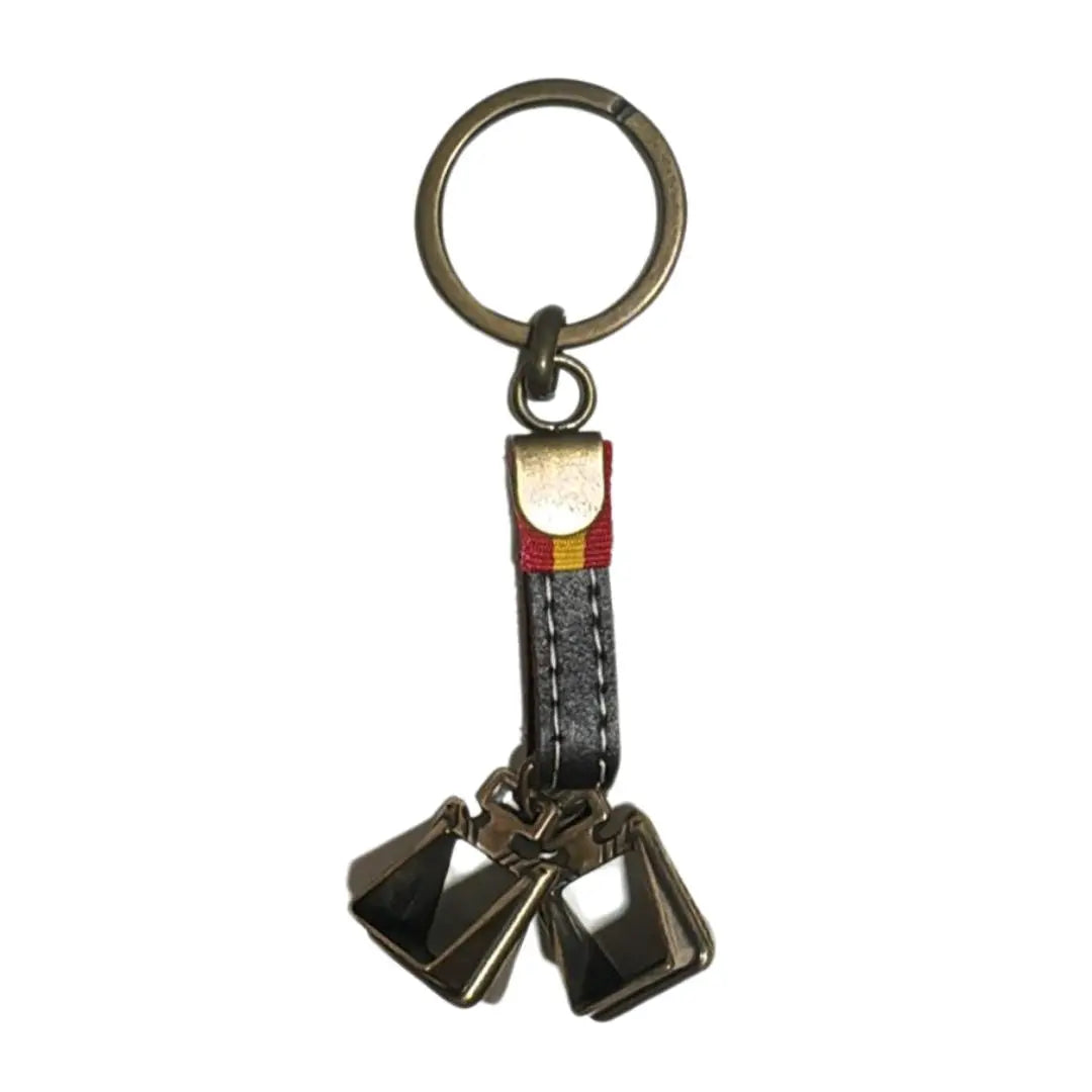 Comprar Llavero Estribos cobre y piel Bandera España La Flamenca de Borgoña Patricia Muñoz VOX