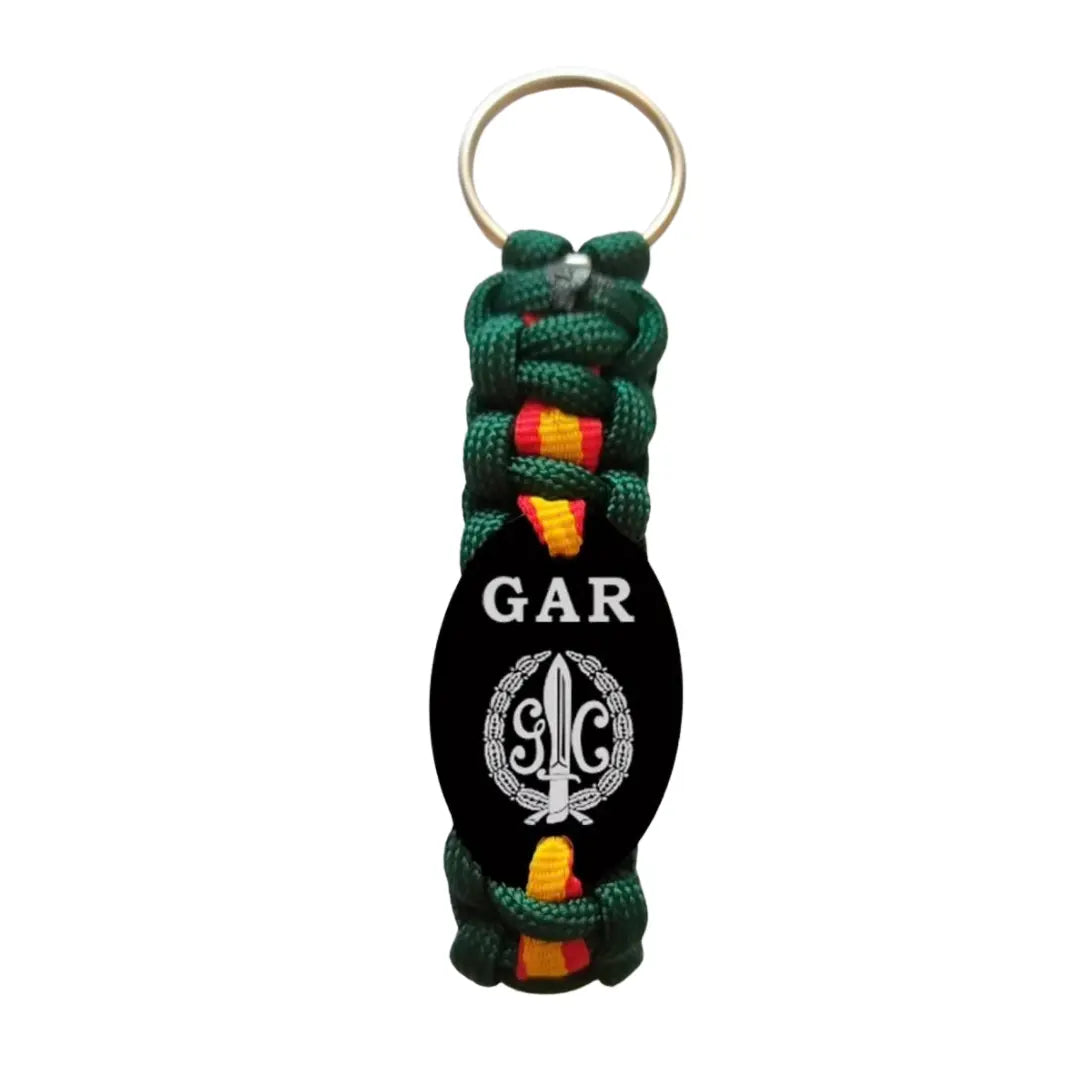 Llavero Guardia Civil GAR paracord verde