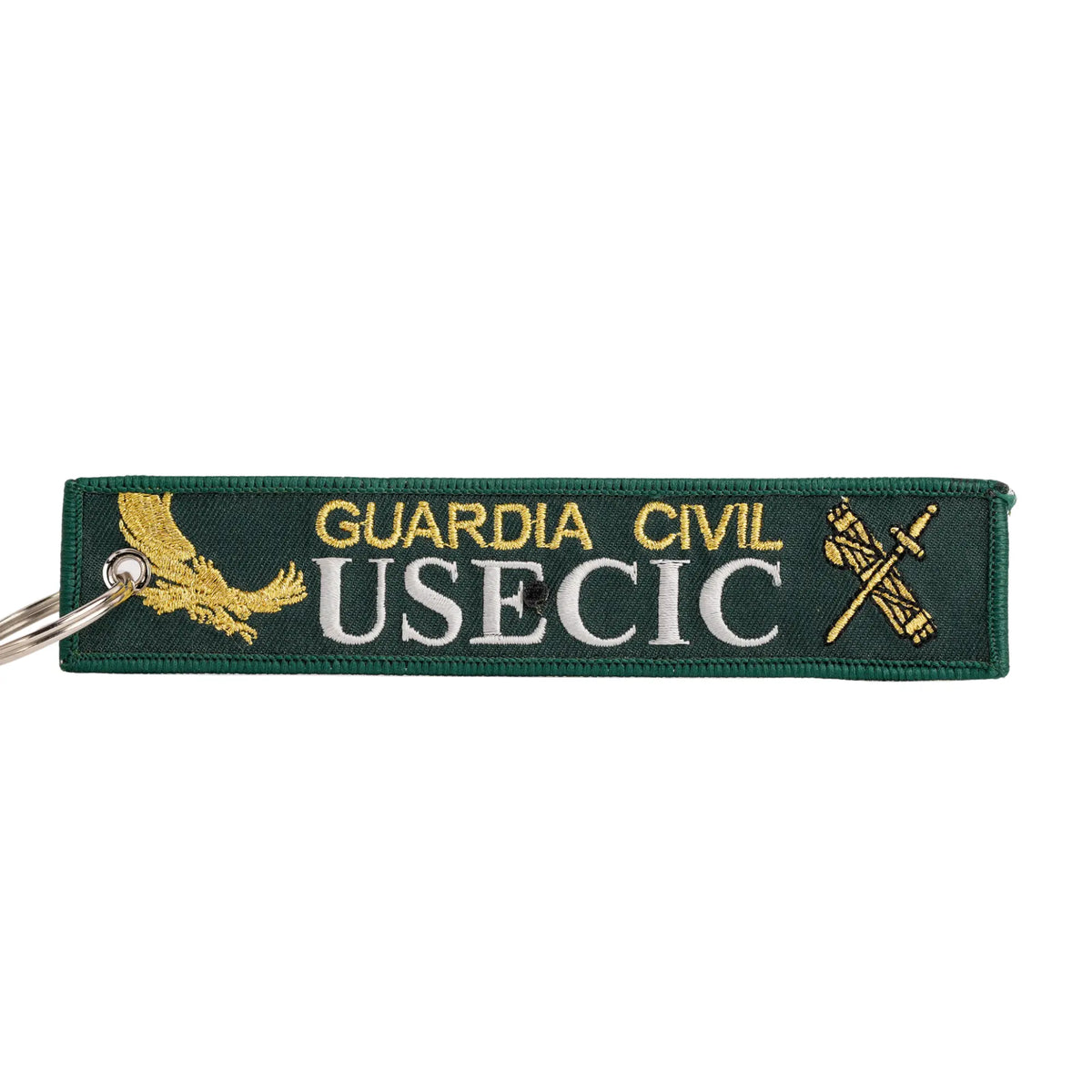Comprar Llavero Guardia Civil USECIC Unidad de Seguridad Ciudadana 14,5 cm La Flamenca de Borgoña Bandera España
