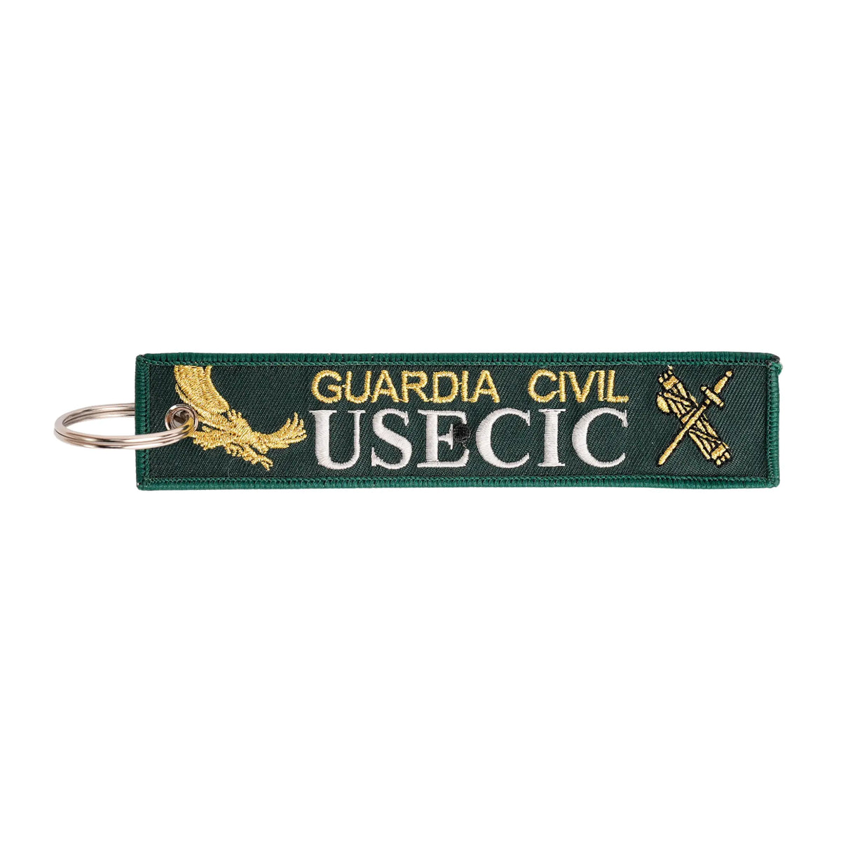 Comprar Llavero Guardia Civil USECIC Unidad de Seguridad Ciudadana 14,5 cm La Flamenca de Borgoña Bandera España