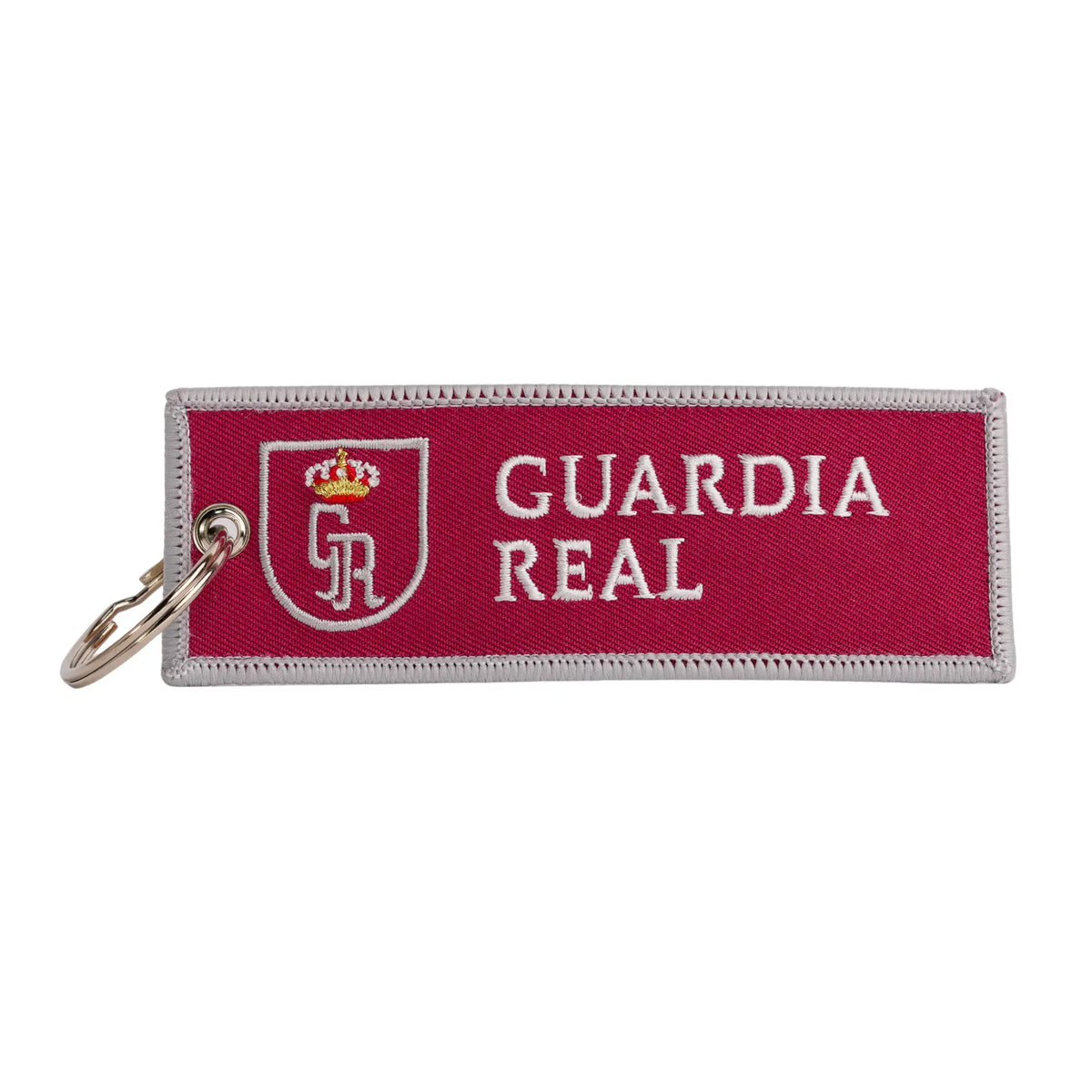 Comprar Llavero Guardia Real <<Al servicio de la Corona>> 11,5 x 4 cm La Flamenca de Borgoña Bandera España