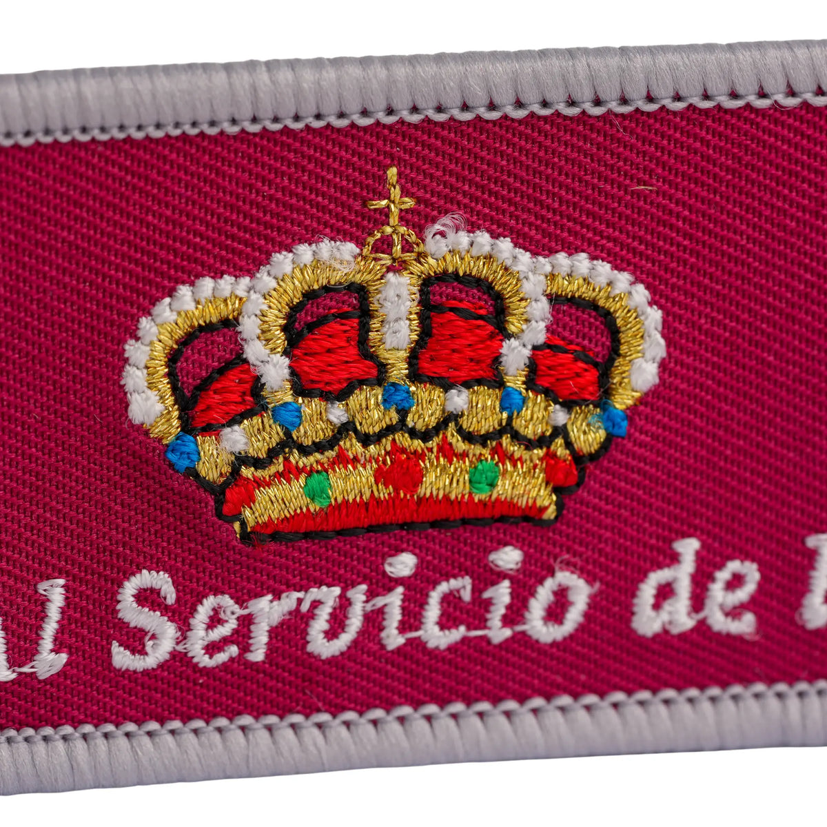 Comprar Llavero Guardia Real <<Al servicio de la Corona>> 11,5 x 4 cm La Flamenca de Borgoña Bandera España