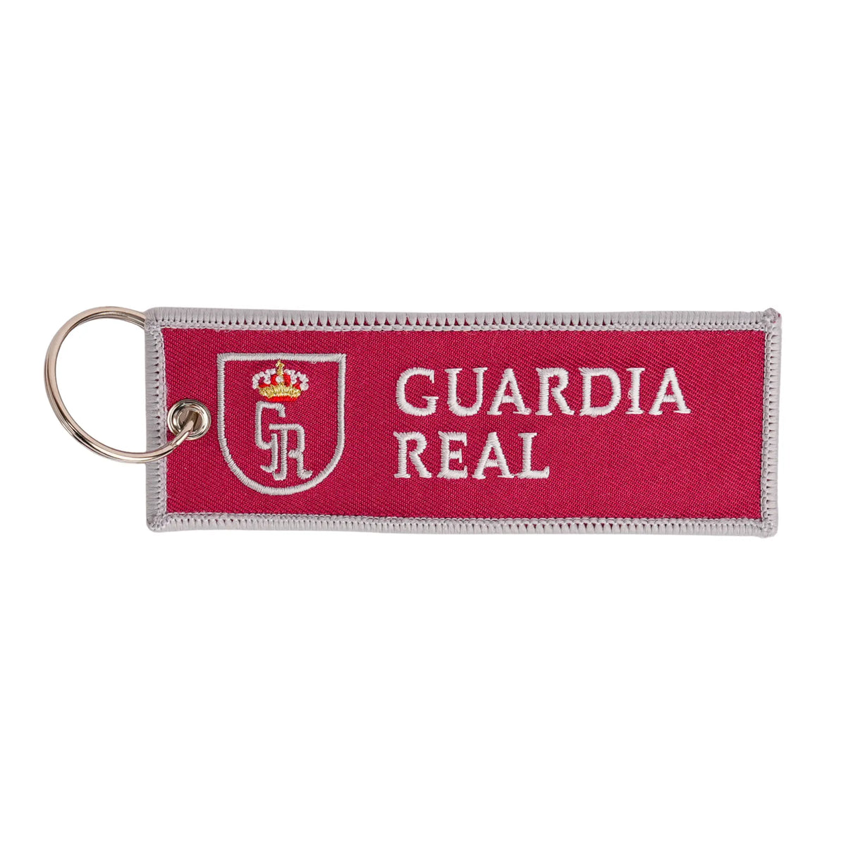 Comprar Llavero Guardia Real <<Al servicio de la Corona>> 11,5 x 4 cm La Flamenca de Borgoña Bandera España