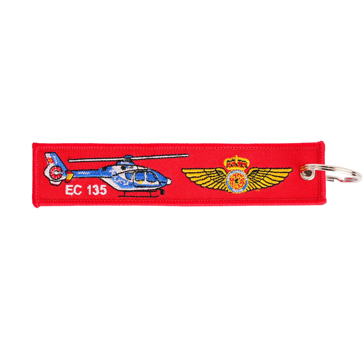 Comprar Llavero Helicóptero EC 135 <<Remove before flight>> La Flamenca de Borgoña Bandera España