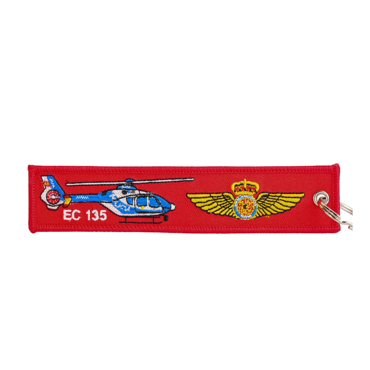 Comprar Llavero Helicóptero EC 135 <<Remove before flight>> La Flamenca de Borgoña Bandera España