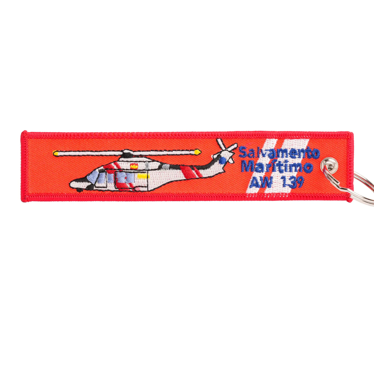 Comprar Llavero Helimer SAR España Salvamento Marítimo AW-139 14,5cm La Flamenca de Borgoña Bandera España