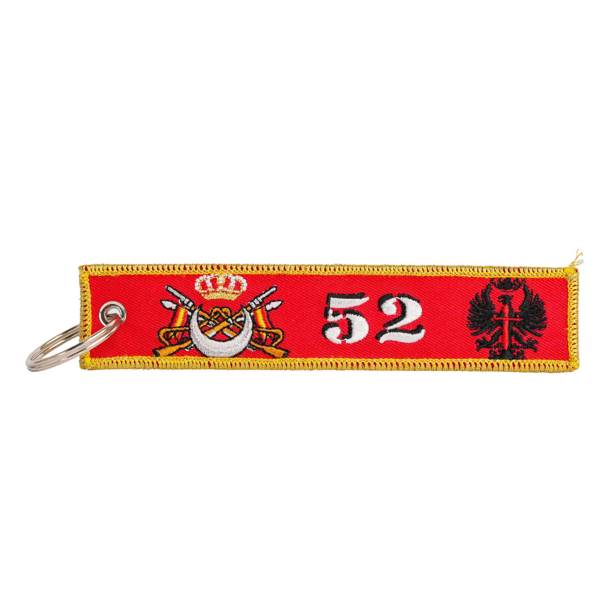 Comprar Llavero Regulares de Melilla 52 - 14,5 x 3 cm La Flamenca de Borgoña Bandera España