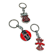 Comprar Lote 3 llaveros Falange Española de las JONS La Flamenca de Borgoña Bandera España