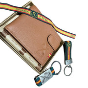 Comprar Lote Guardia Civil: cartera de piel, pulsera bandera de España y llavero La Flamenca de Borgoña Bandera España