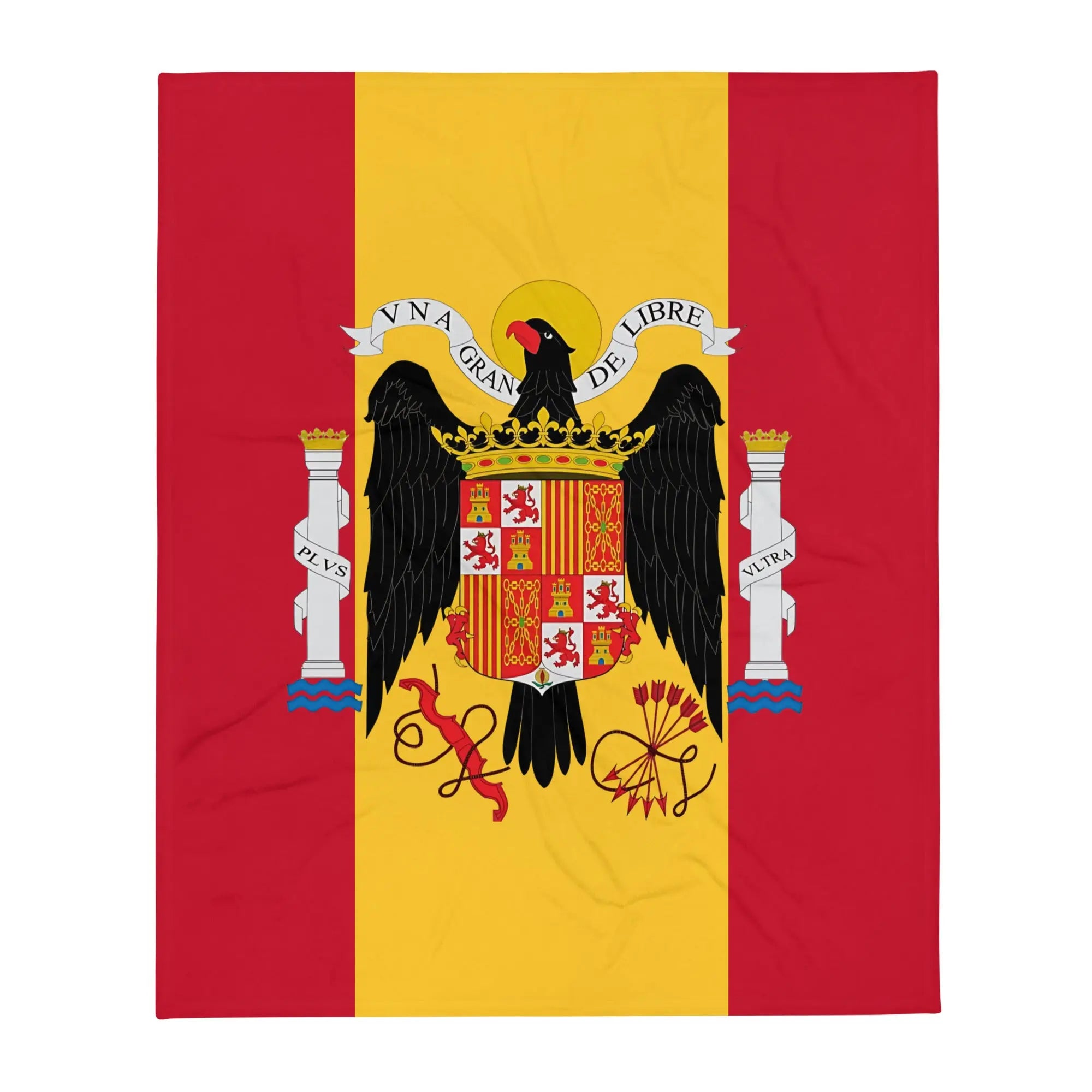 Comprar Manta Águila San Juan y Bandera de España La Flamenca de Borgoña Bandera España