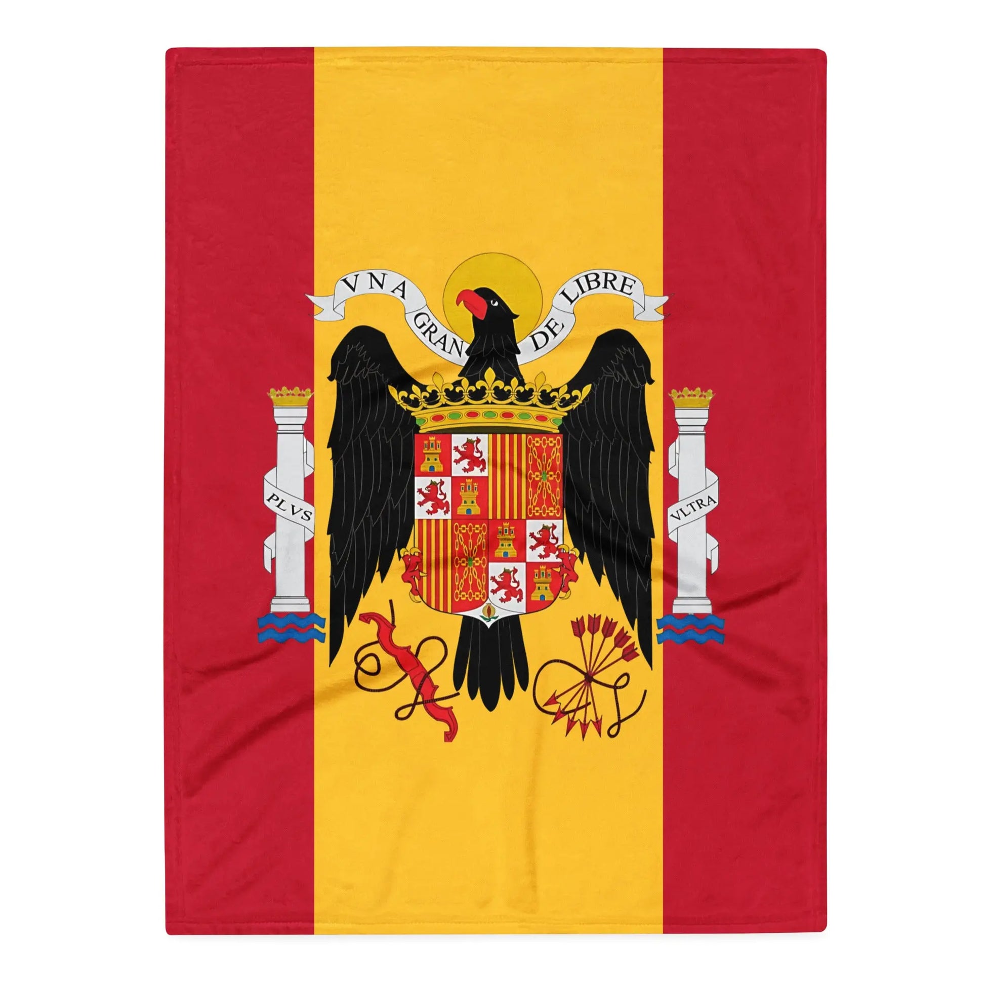 Comprar Manta Águila San Juan y Bandera de España La Flamenca de Borgoña Bandera España