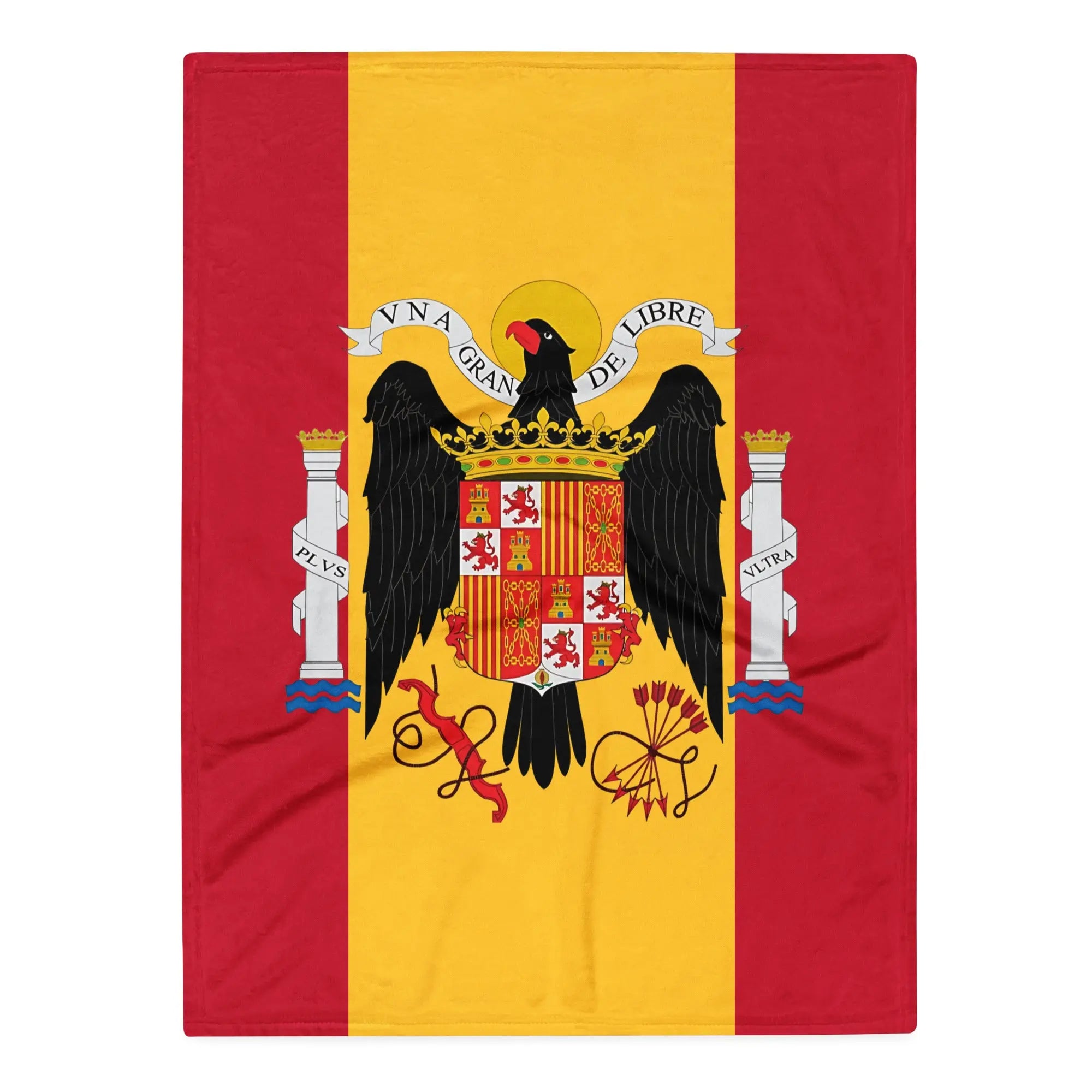Comprar Manta Águila San Juan y Bandera de España La Flamenca de Borgoña Bandera España