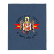 Comprar Manta Águila de San Juan - Una, Grande y Libre - azul La Flamenca de Borgoña Bandera España
