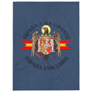 Comprar Manta Águila de San Juan - Una, Grande y Libre - azul La Flamenca de Borgoña Bandera España