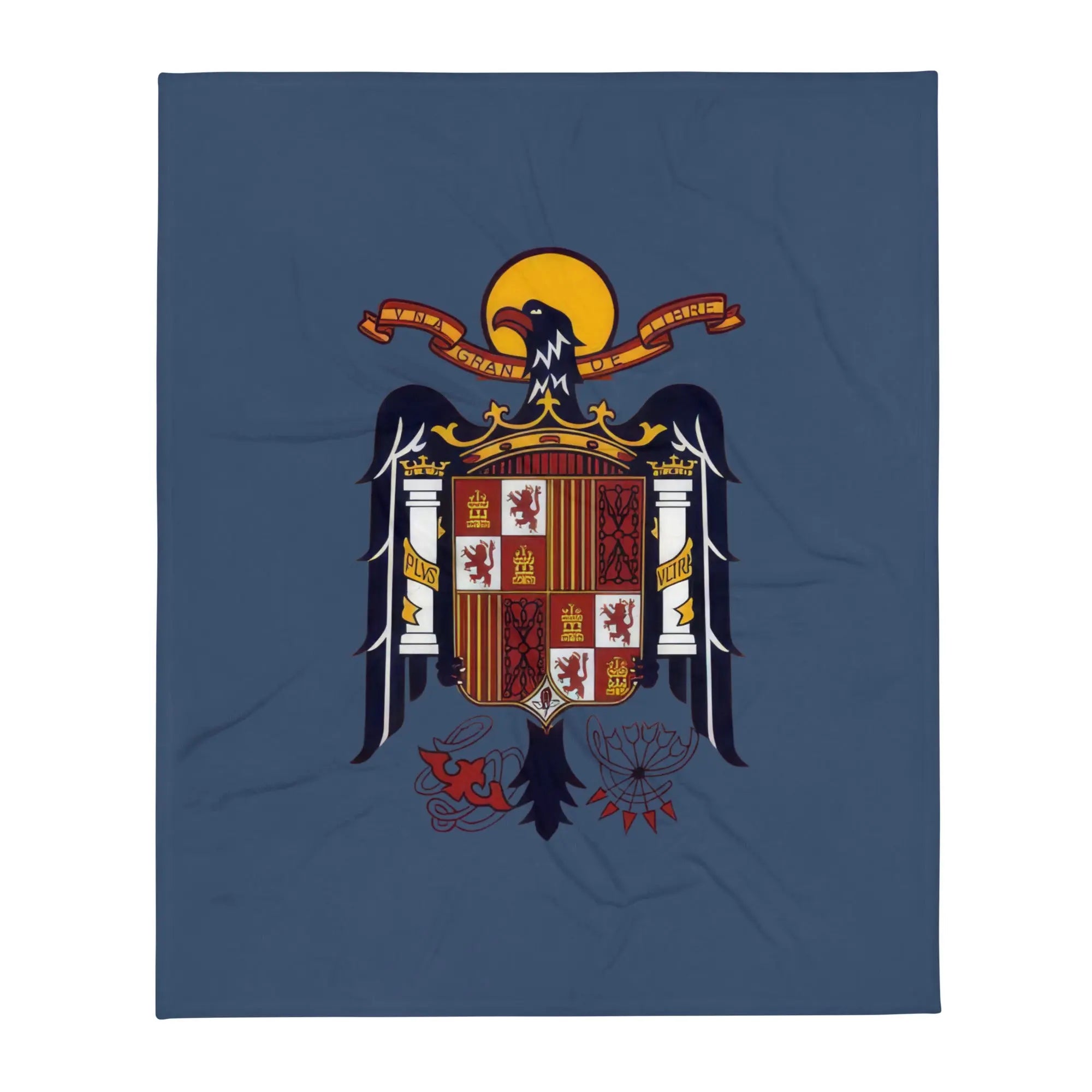 Comprar Manta Águila de San Juan - Una, Grande y Libre - azul La Flamenca de Borgoña Bandera España