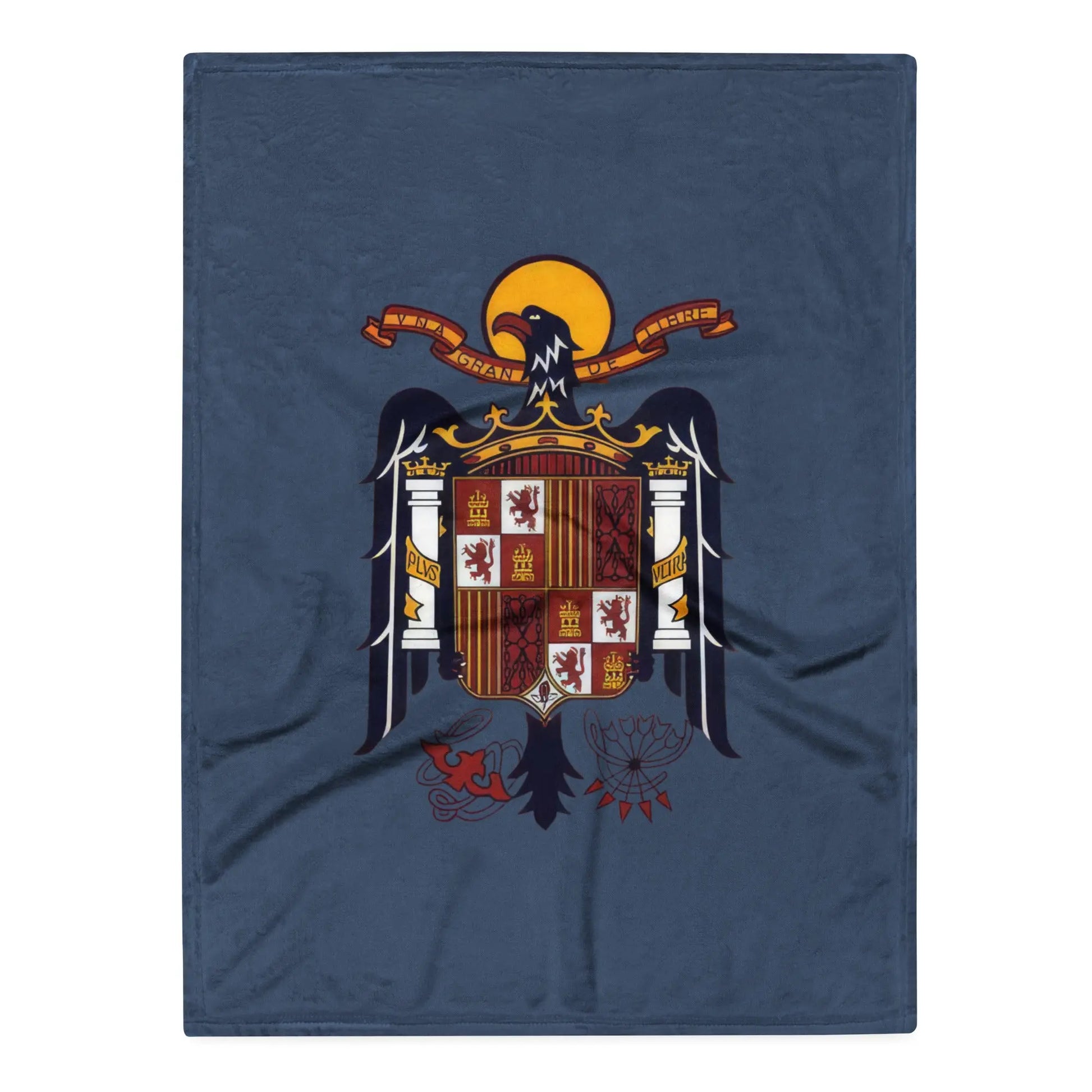 Comprar Manta Águila de San Juan - Una, Grande y Libre - azul La Flamenca de Borgoña Bandera España